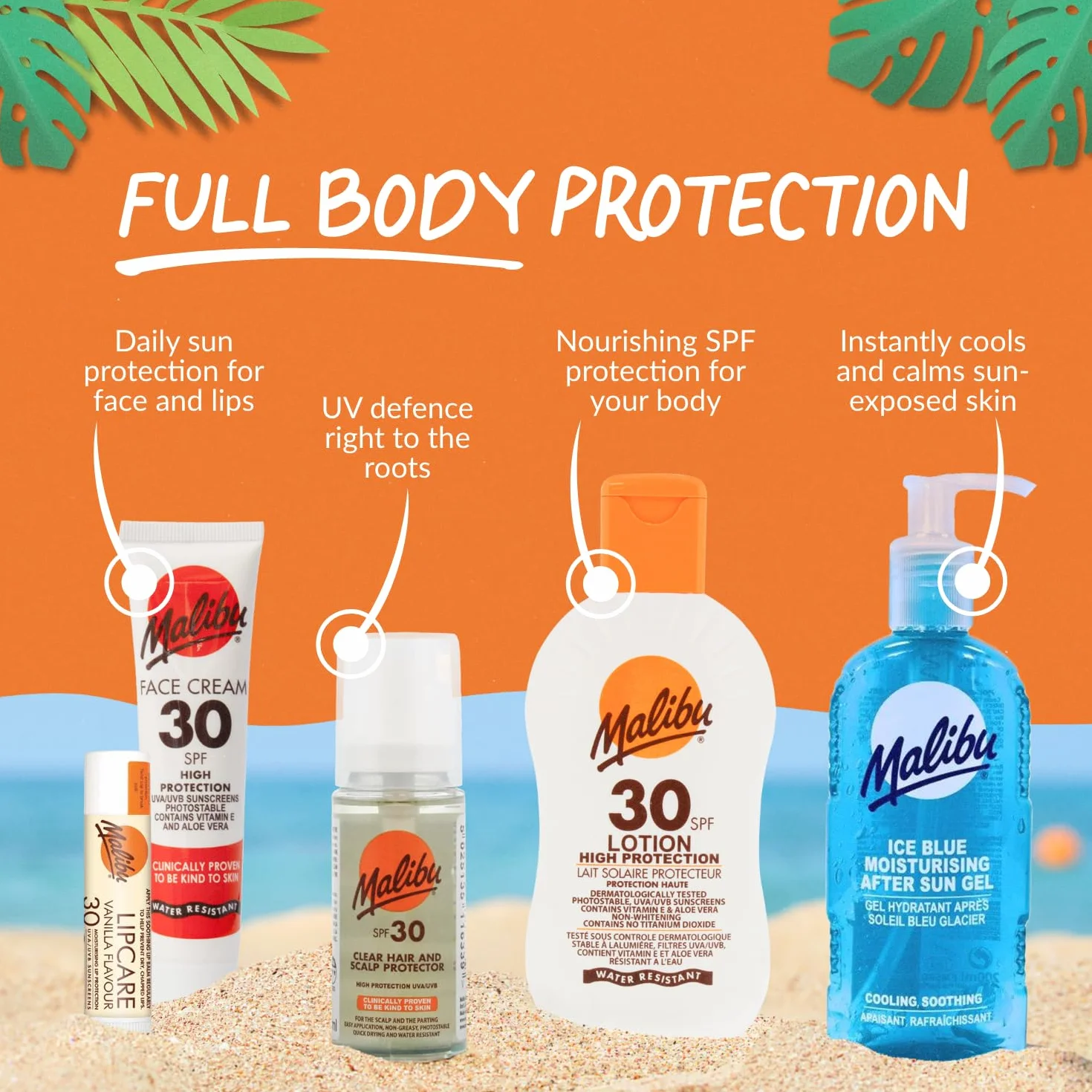 Malibu - Burro abbronzante rapido, 300 mL