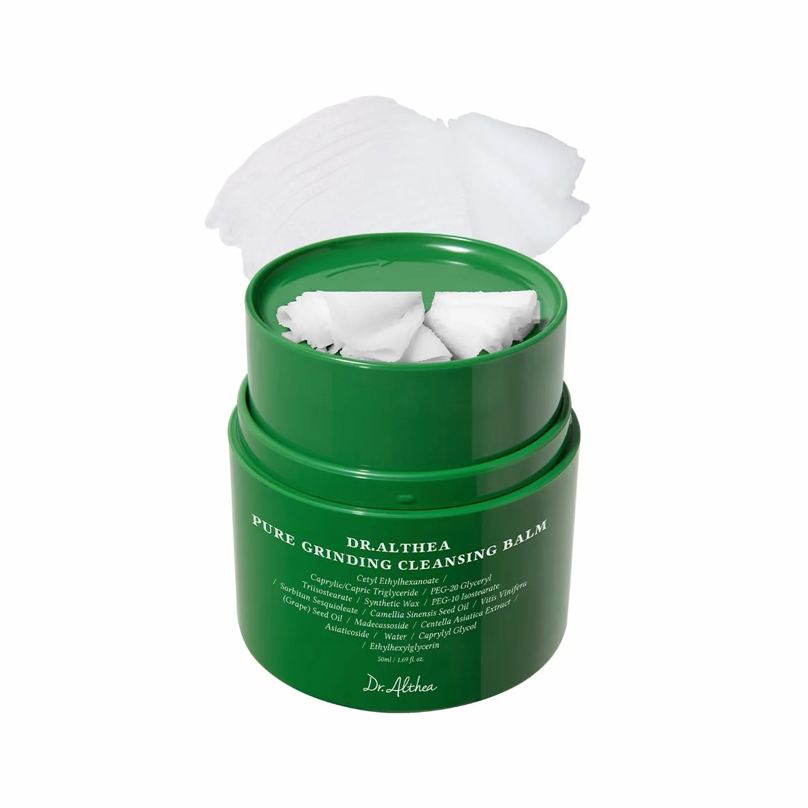 Dr.Althea Pure Grinding Cleansing Balm | Olio detergente igienico in un unico passaggio con madecassoside | Consistenza sorbetto non untuosa | Lenitivo per tutti i tipi di pelle, 50ml