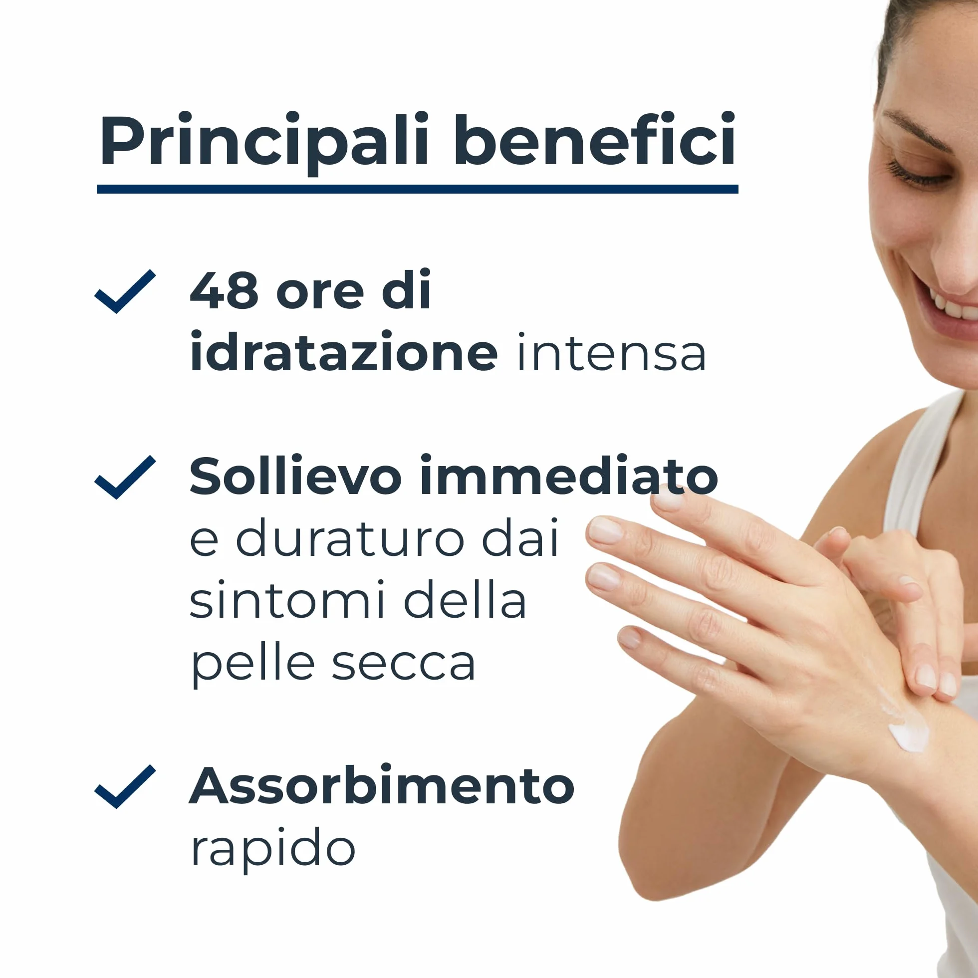 Eucerin Urea Repair Crema Mani Rigenerante 5% 75 ml, Crema mani riparatrice 48h con Urea e Ceramidi