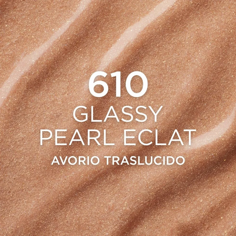 L'Oréal Paris Stick Illuminante Multi-Uso, Per Viso e Corpo, Pelle Luminosa e Radiosa, Effetto Glow Intenso e Istantaneo, Finish che Riflette la Luce, Lumi Glass, Tonalità: 610 Pearl Eclat, 5 gr