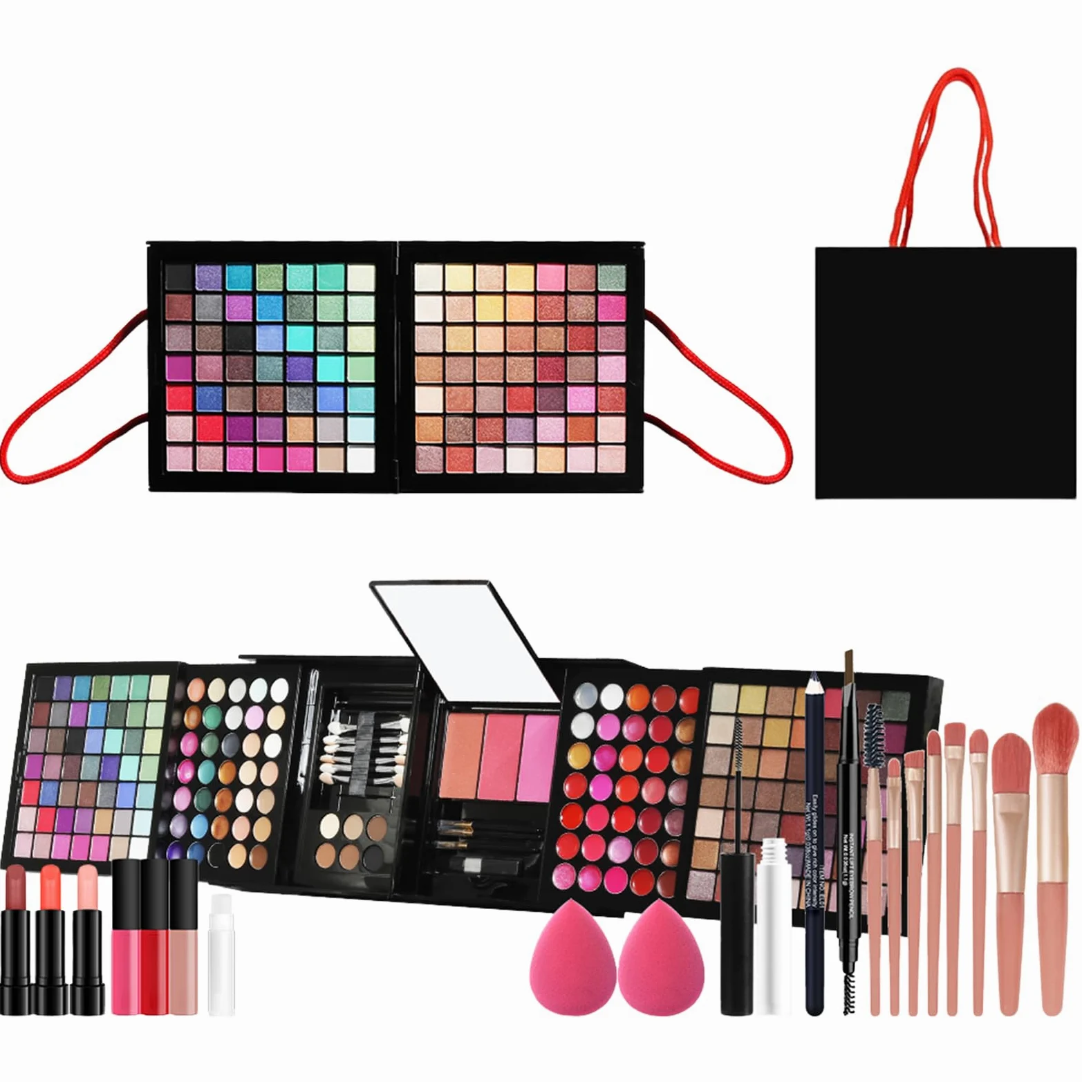 Kit trucco per donna Kit completo, trucco completo - Set multiuso | cosmetici per donne e principianti, includono cosmetici e strumenti per il