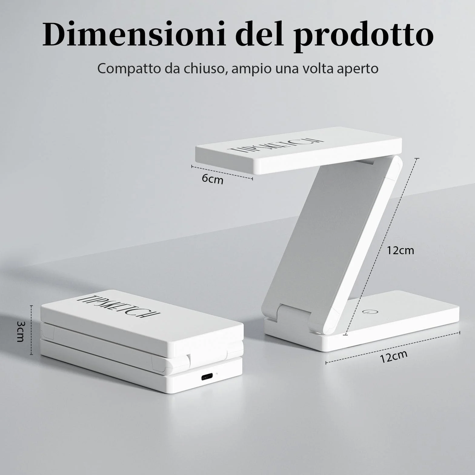 Lampada UV LED Unghie 18W Alta Potenza Asciugatura Rapida Dual Timing Type-C Manicure Professionale