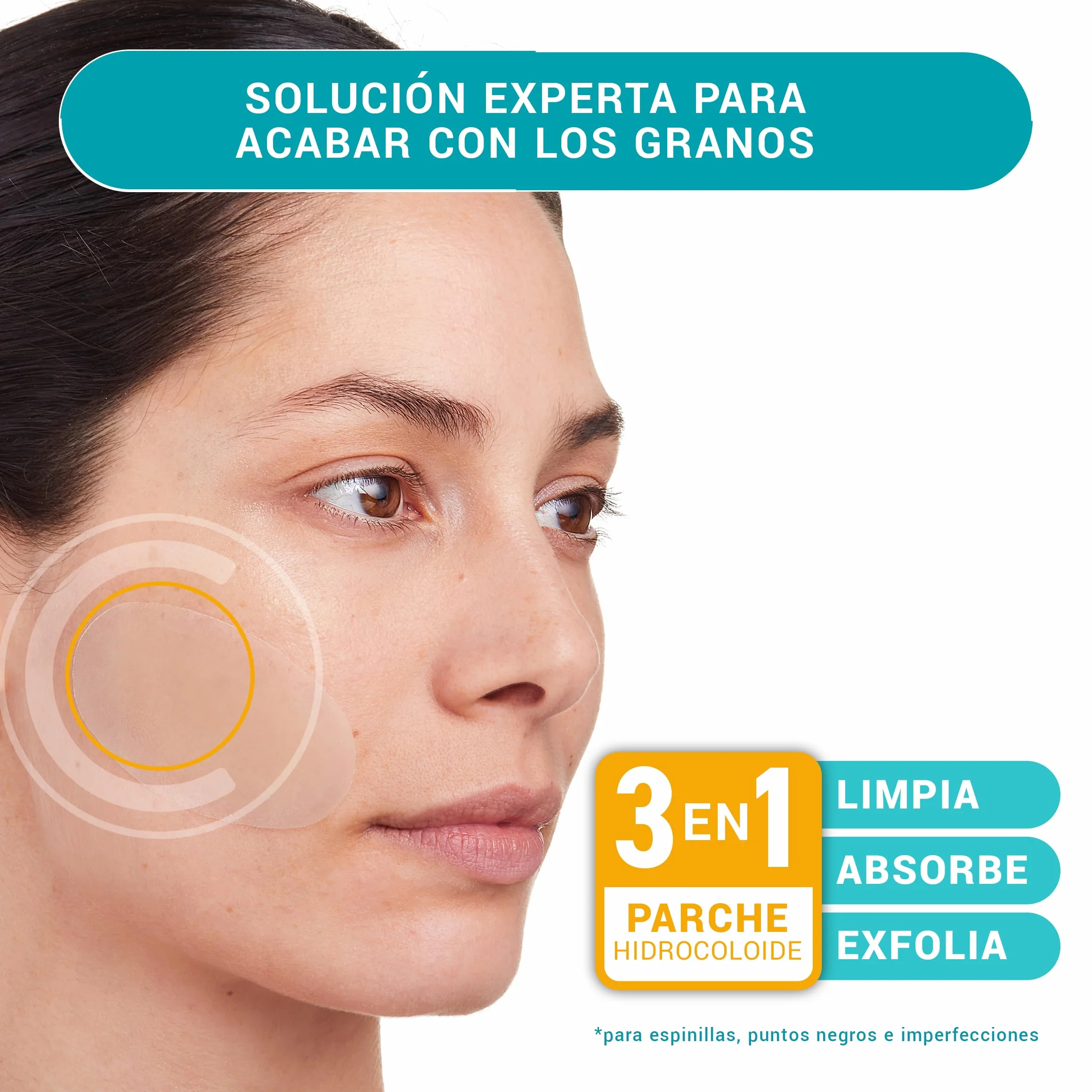 Compeed® - Patch per pulizia con idrocolloidi | Pulisce, assorbono ed esfoliano - uso notturno | 7 toppe da 6,8 x 4,2 cm