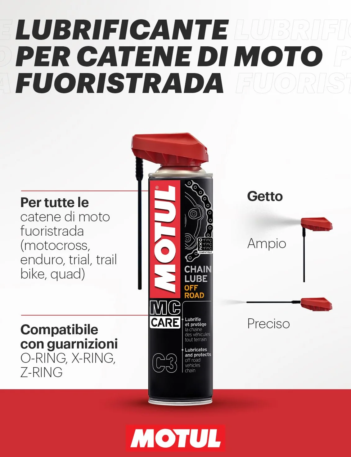 Motul MC Care C3 Chain Lube Off Road Spray 400 ml