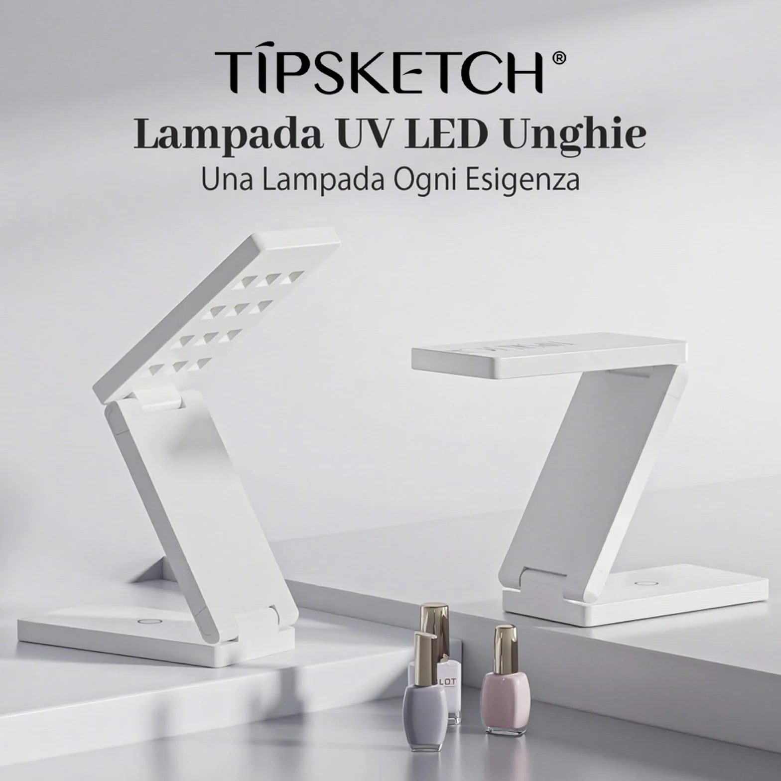 Lampada UV LED Unghie 18W Alta Potenza Asciugatura Rapida Dual Timing Type-C Manicure Professionale
