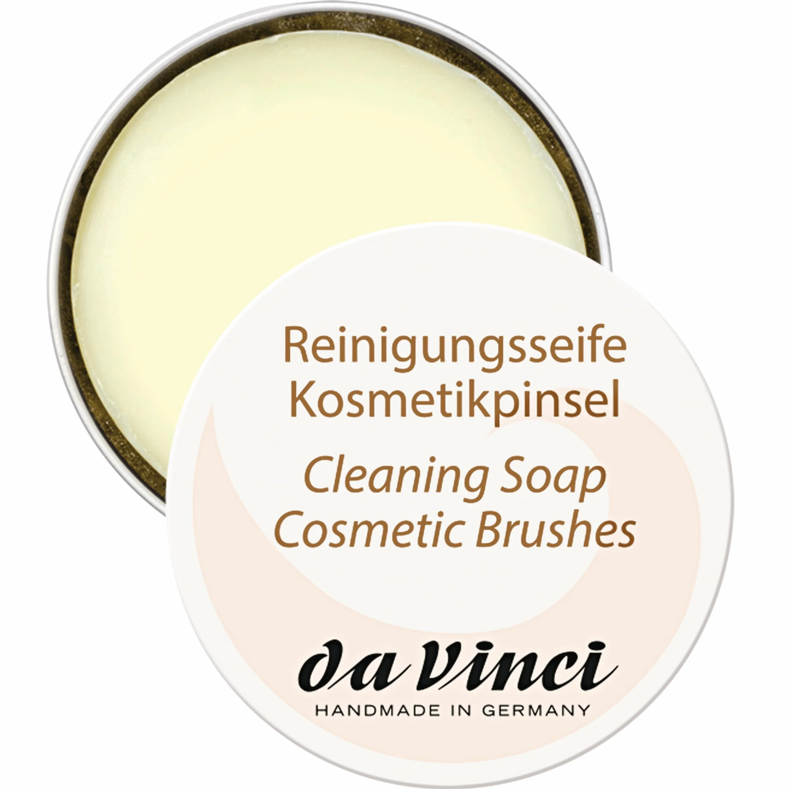 Da Vinci 4832 Mini Pulizia Sapone per pennello cosmetico & Beauty Blender Sapone di Pulizia/Pennello/pulizia sapone/detergente per pennelli/Brush Cleaner, 1er Pack (1 X 13 g)
