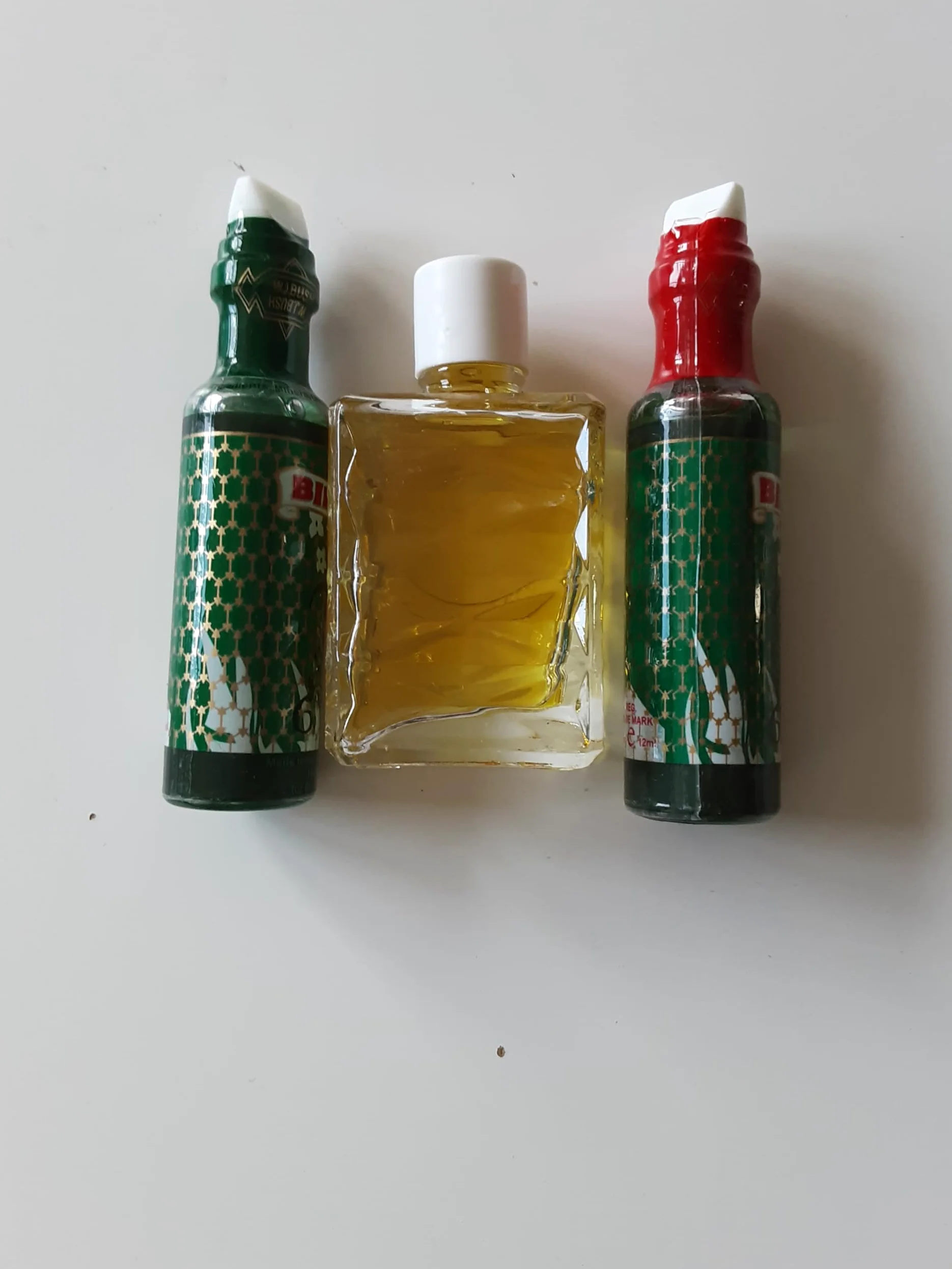OBBBeauté Duo Profumo Spirituale Bint El Sudan Verde e Rosso 12 ml + 12 ml con Profumo Spirituale Dounia 14 ml, Unisex