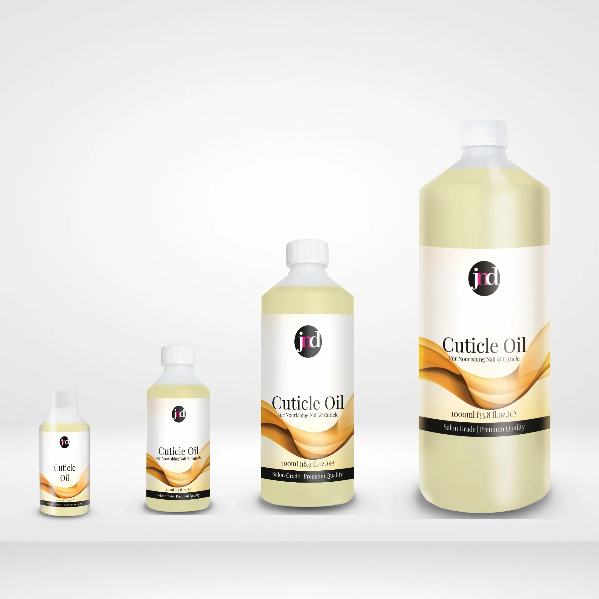 JND Olio per Cuticole con Jojoba – Condizionatore per Unghie e Cuticole per Pelle Secca e Screpolata – Rafforza, Idrata e Rivitalizza – Trattamento per Manicure per Unghie Sane (500ml)