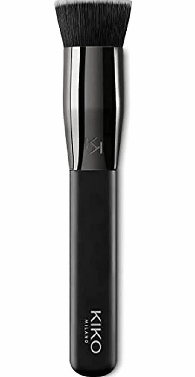 KIKO Milano Face 05 Round Foundation Brush | Pennello Dal Taglio Piatto Per Prodotti Liquidi O In Mousse, Fibre Sintetiche