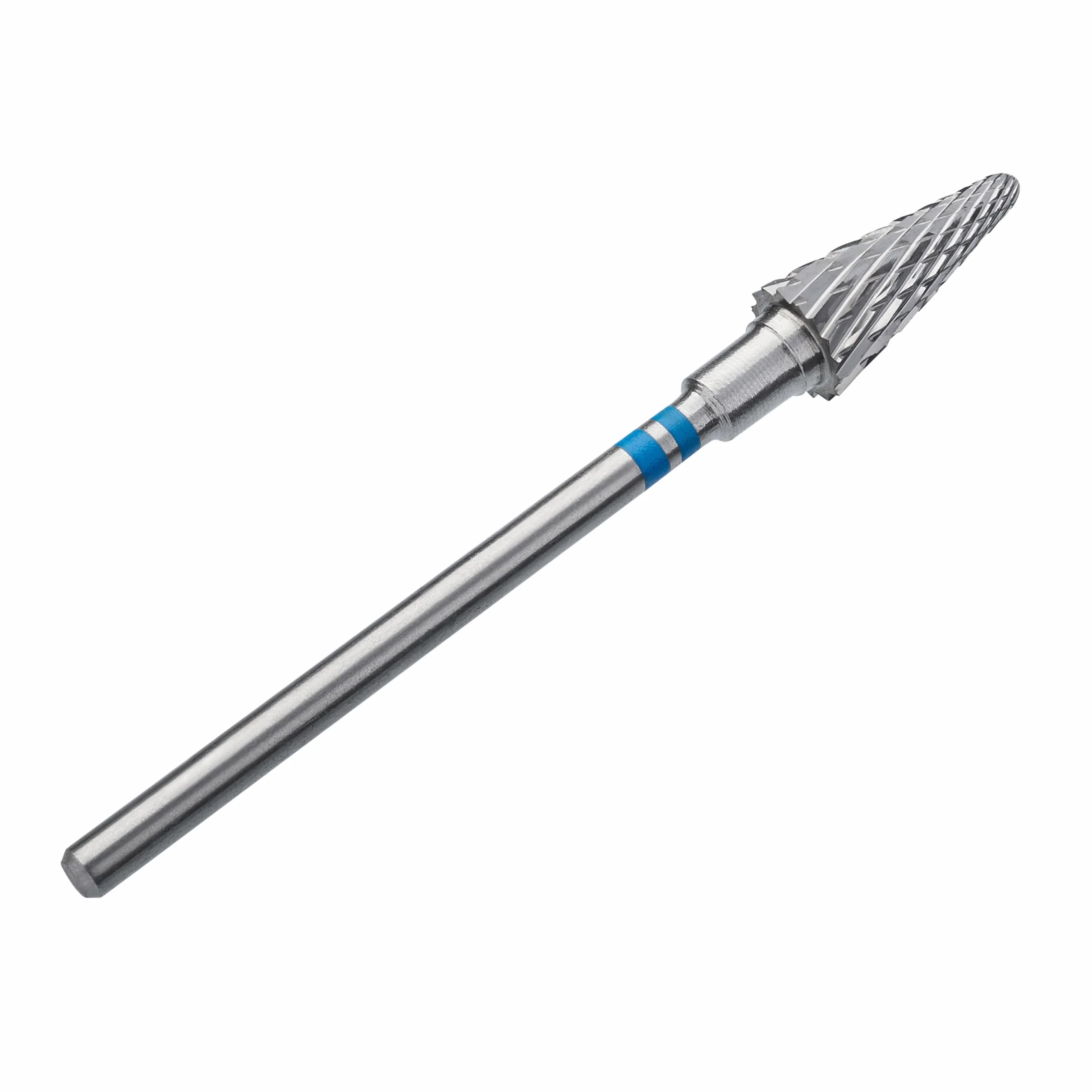 STALEKS PRO fresa per mancini carburo di tungsteno tornio unghie 6 x 14 mm cono triangolare grano medio