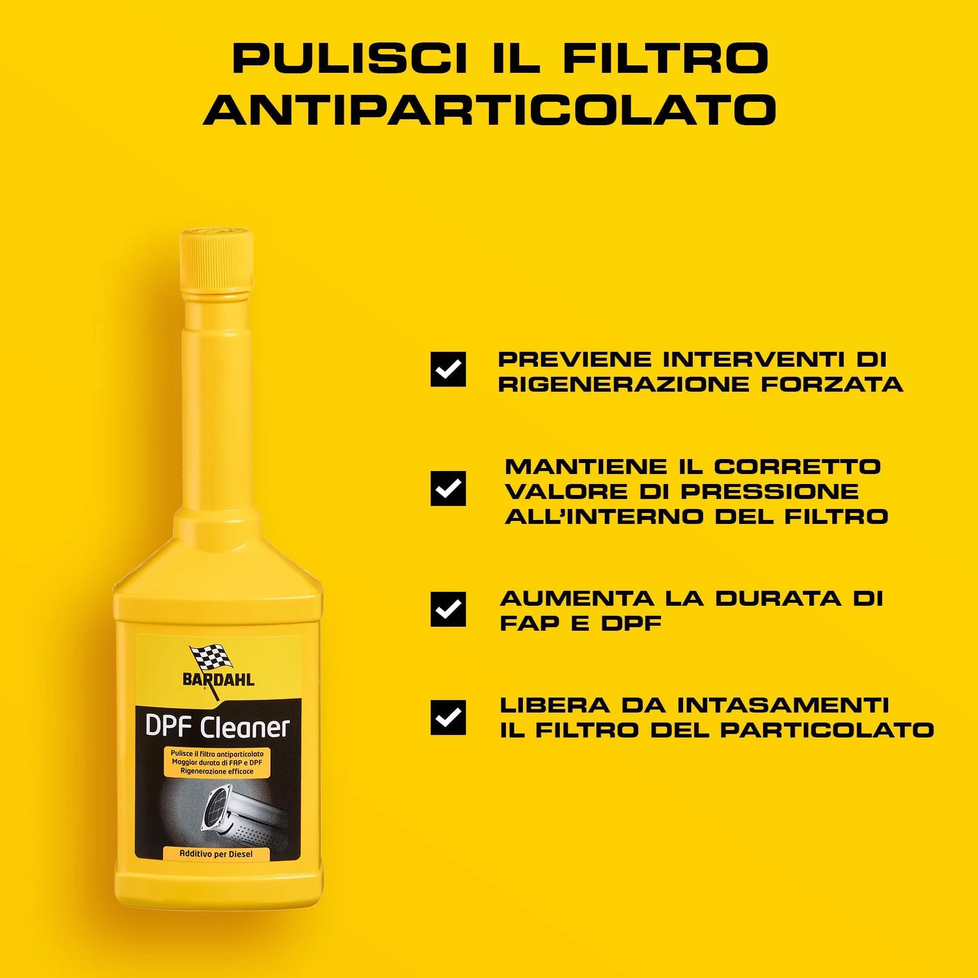 Bardahl DPF Cleaner Additivo per Gasolio 250 ml
