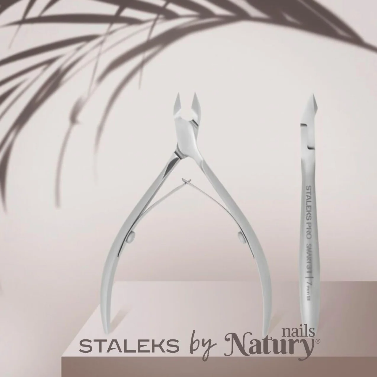 STALEKS PRO by Natury Nails Pinza professionale per cuticole 7 mm. Acciaio inossidabile. (Smart 31-7mm)