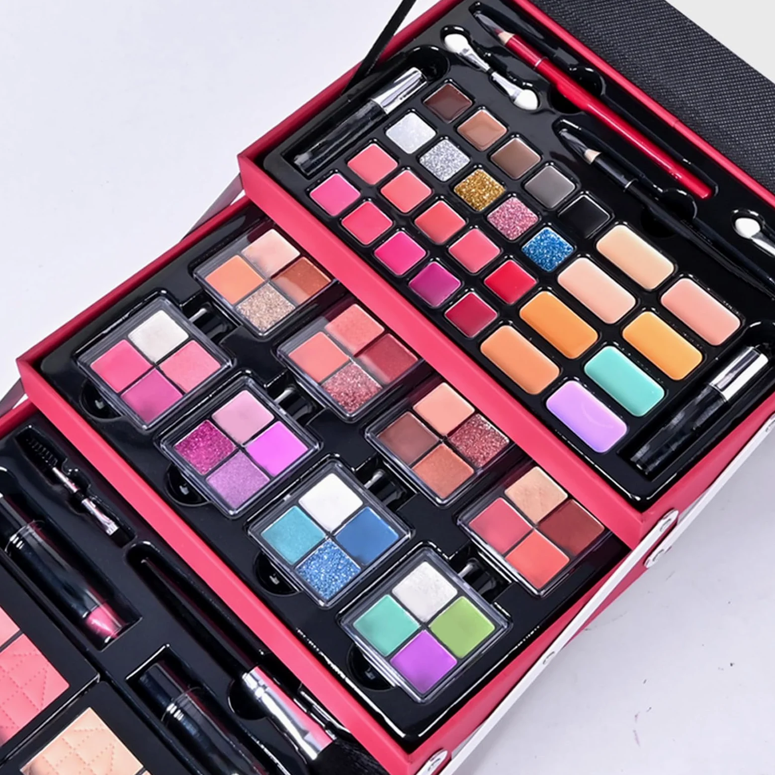 Kit trucco completo, set trucco per donna Kit completo | Set multiuso - cosmetici completi per donne e ragazze, kit palette di per principianti