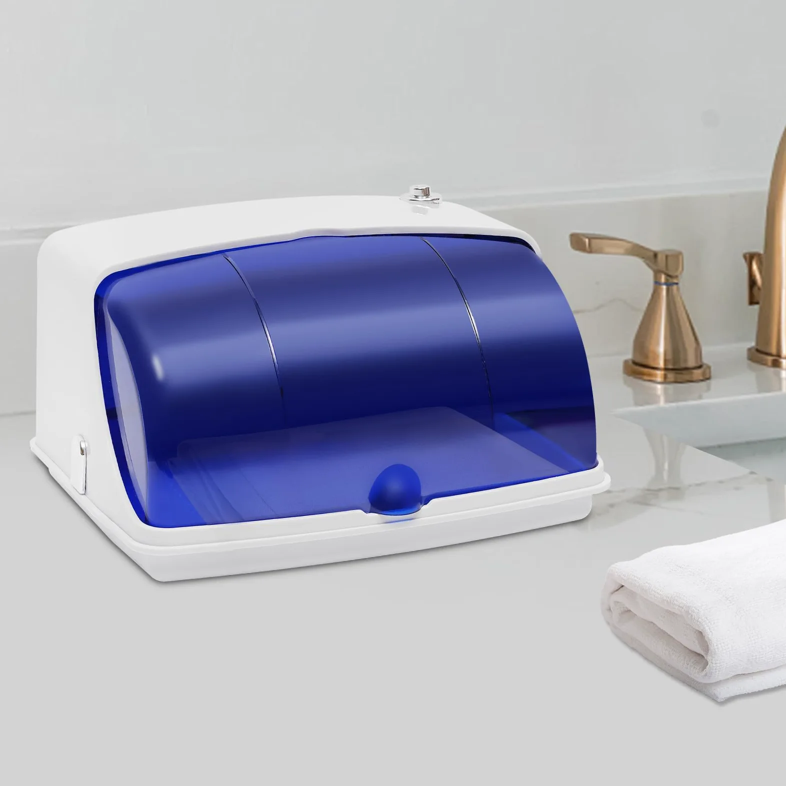 Scatola di disinfezione UV professionale per unghie, sterilizzatore, 29 x 22 x 17 cm, sterilizzazione a LED ultravioletti, sterilizzatore per unghie, salone di manicure