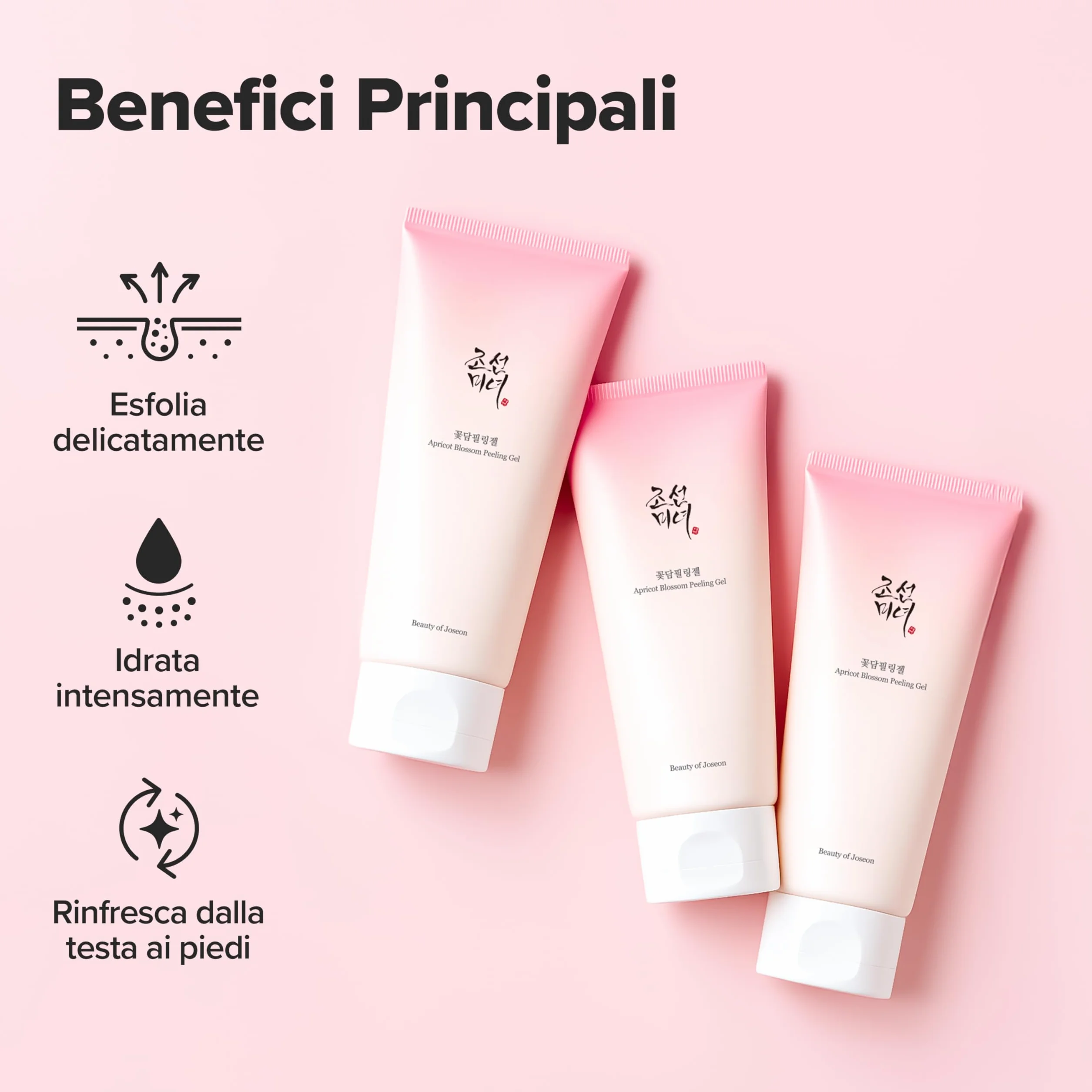 Beauty of Joseon Gel esfoliante ai fiori di albicocca (100 ml, 3,38 fl.oz)