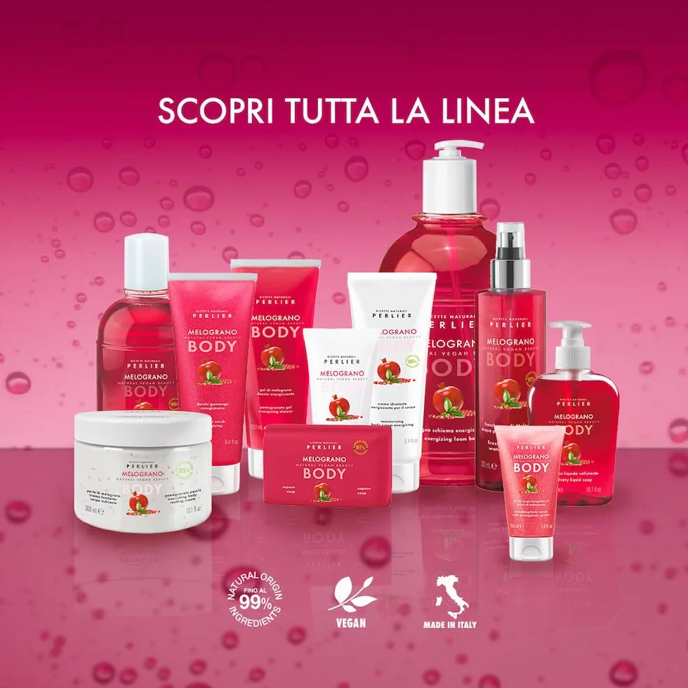 Perlier Melograno Bagno Schiuma Energizzante - 3000 ml con dosatore
