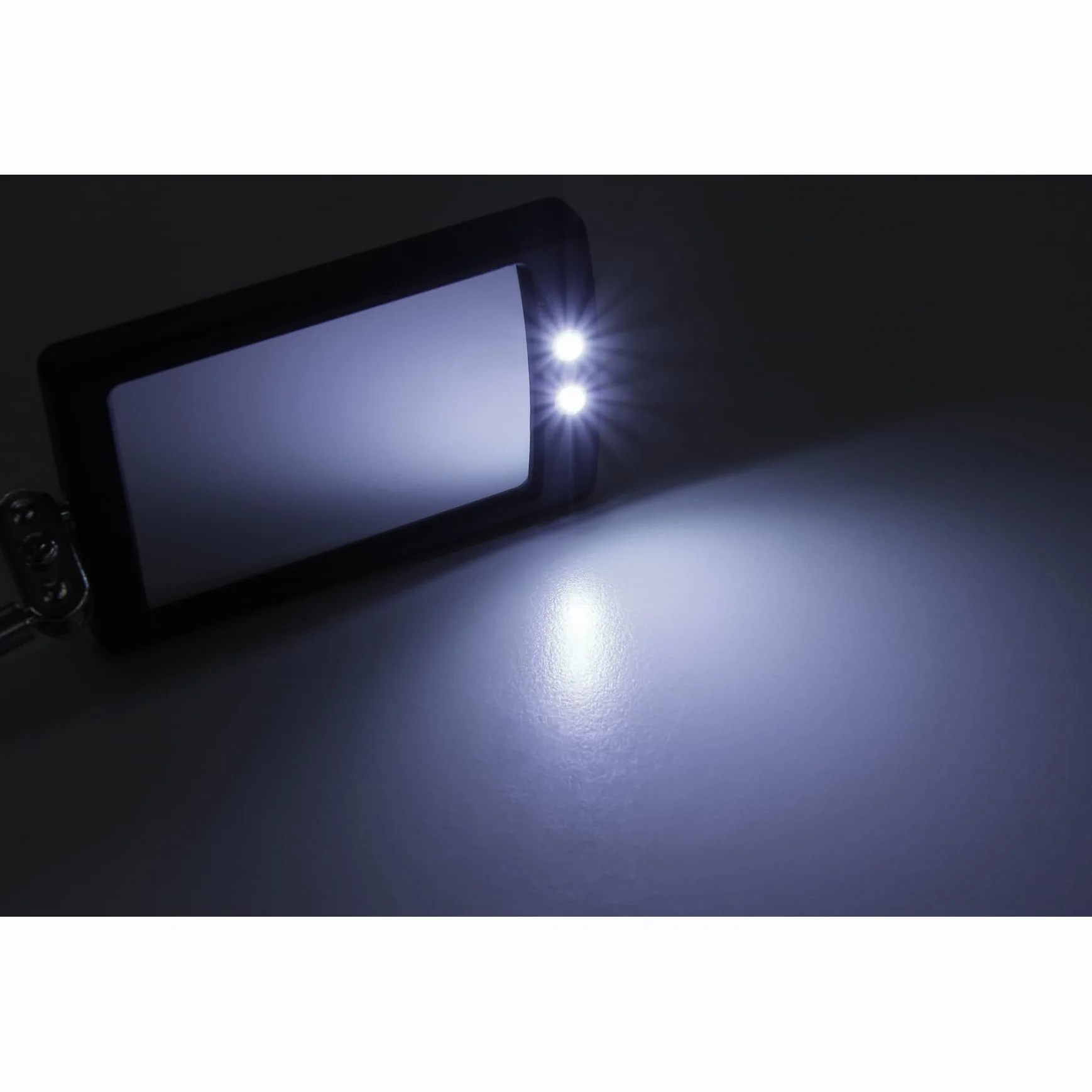 Specchio con LED McPower 40x65 mm telescopio 28-80 cm