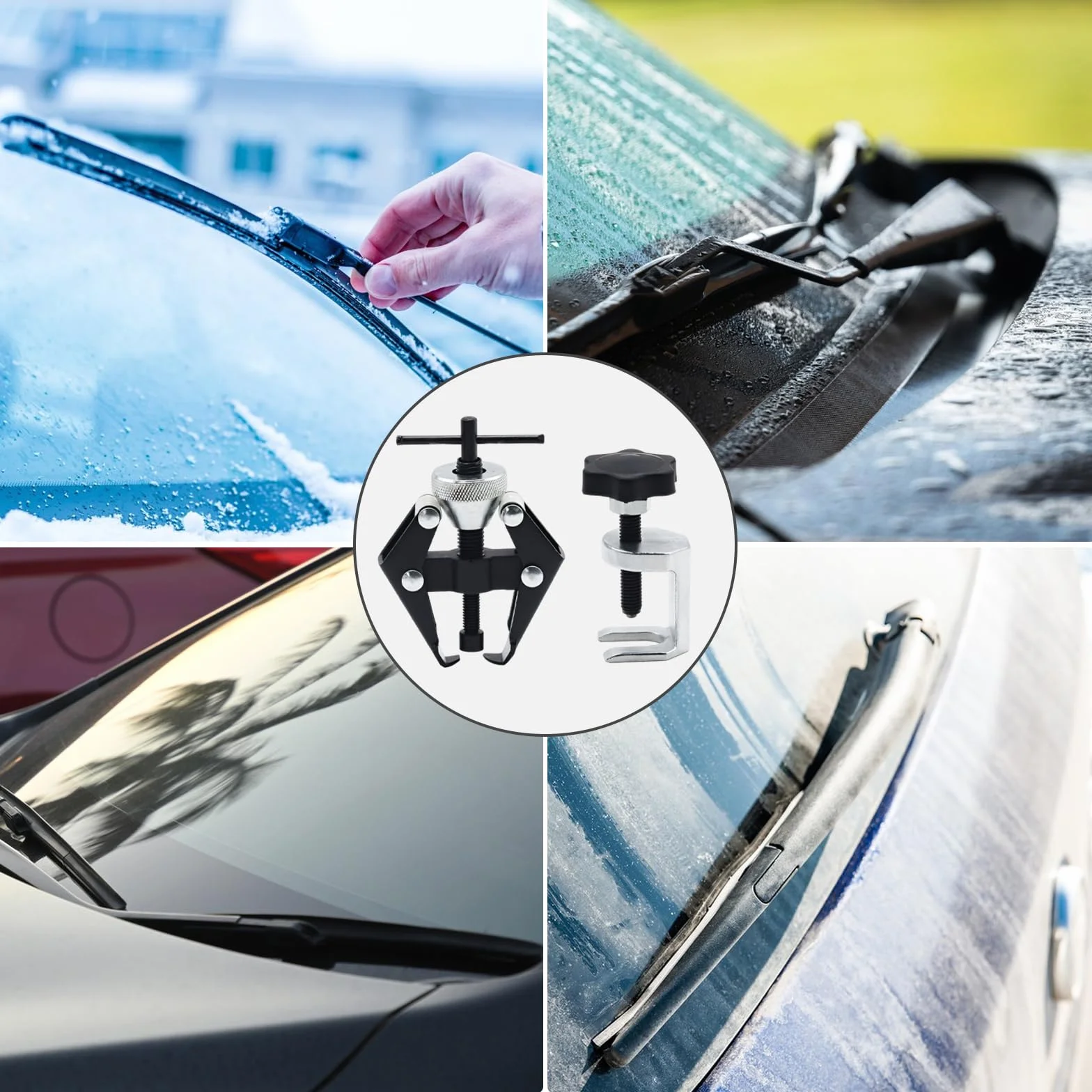 Estrattore Tergicristallo Auto Universale Regolabile 9-30mm 3 Pezzi