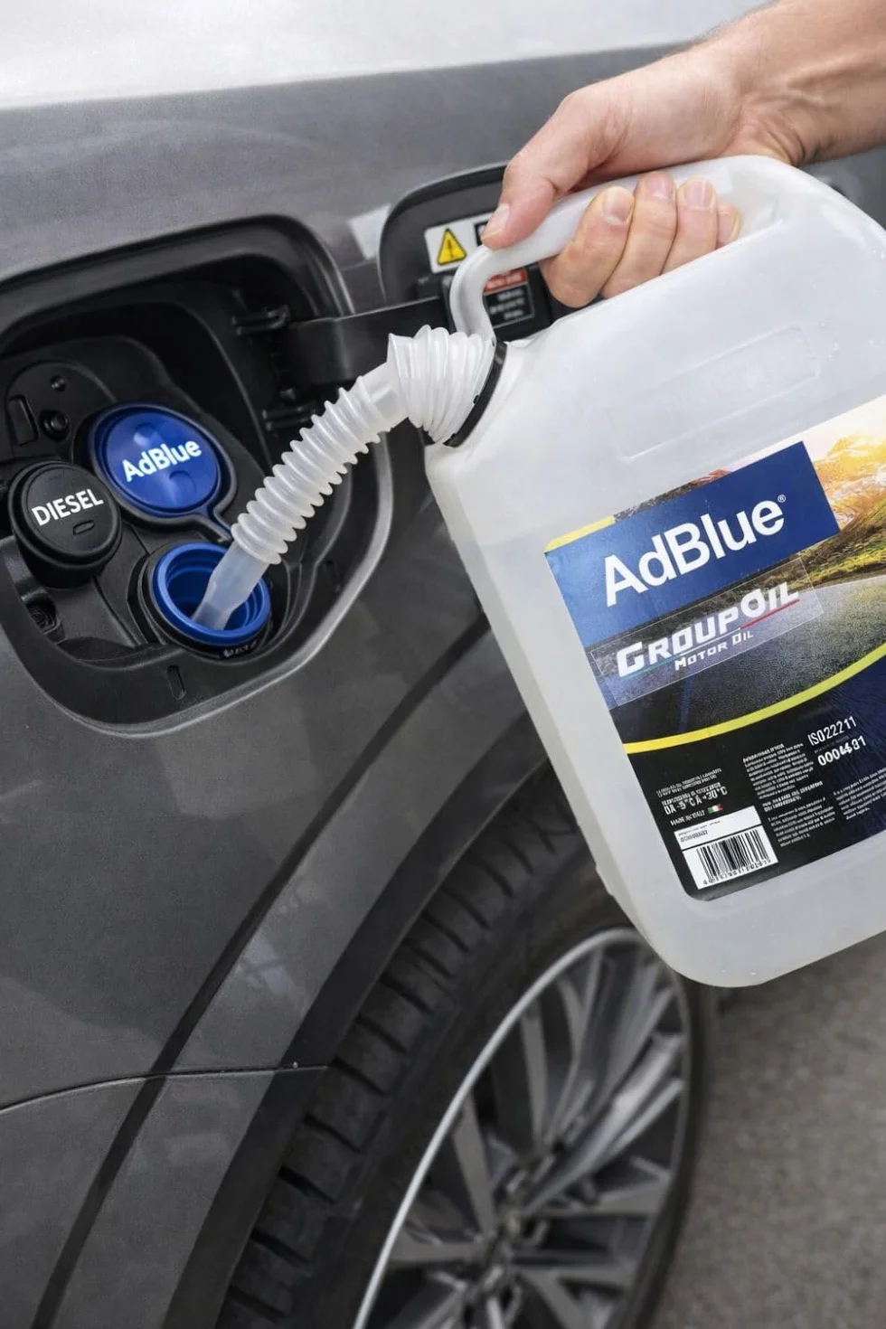 GROUPOIL Adblue 10L additivo gas di scarico per motori diesel conforme ISO 22241 SCR