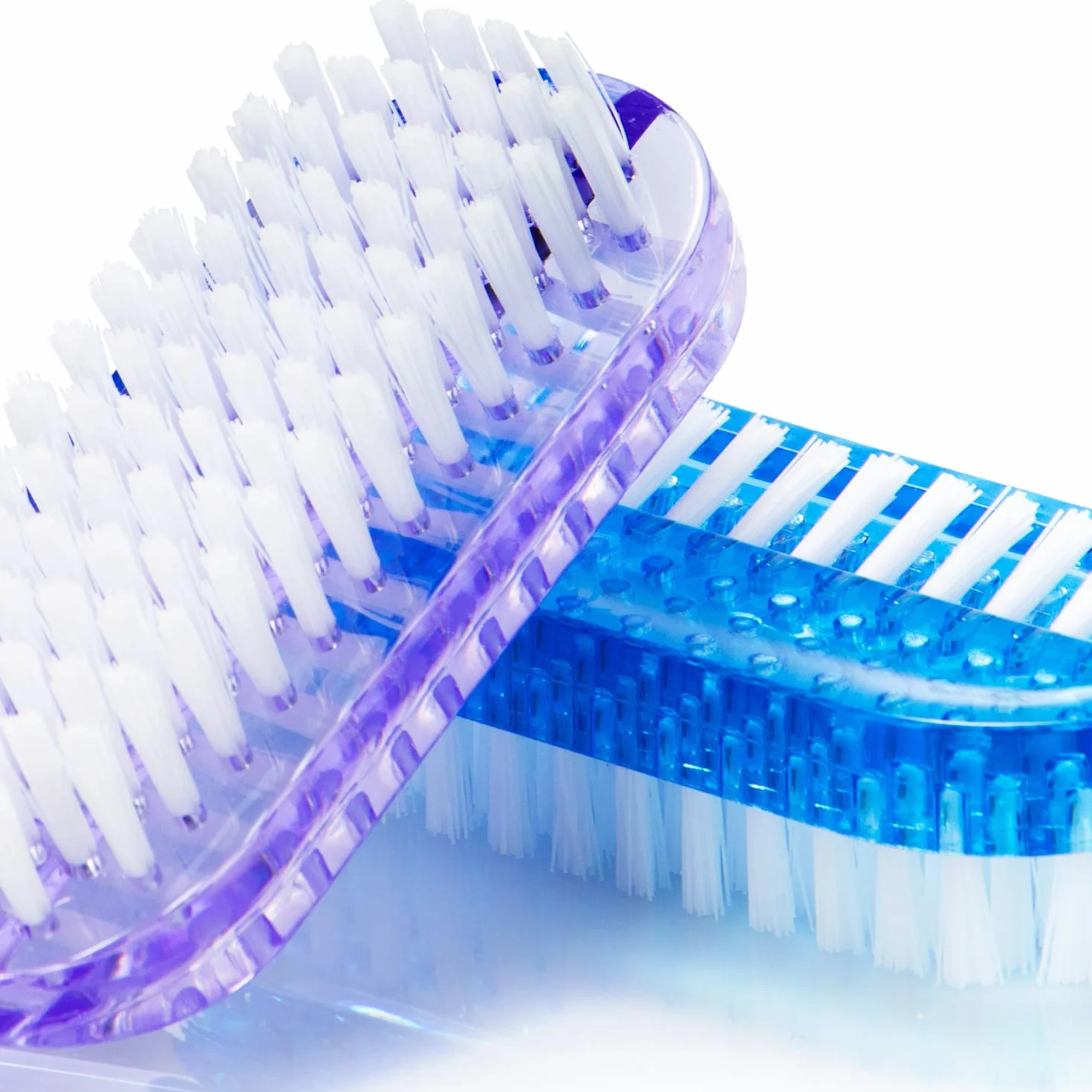 COM-FOUR® Spazzola per il lavaggio delle mani 8 pezzi - Spazzole per unghie colori vivaci
