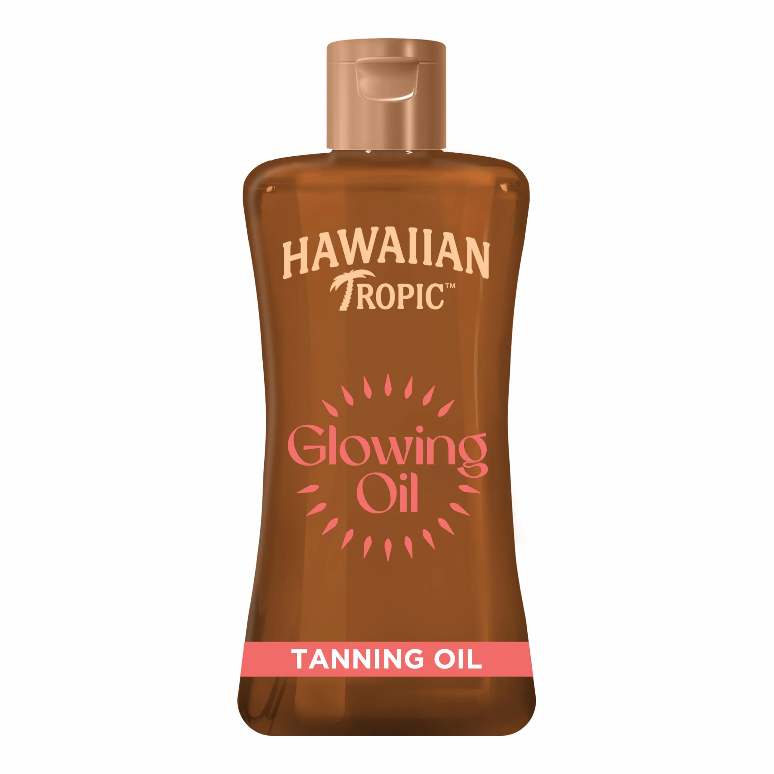 Hawaiian Tropic Glowing Tanning Oil, 200ml
