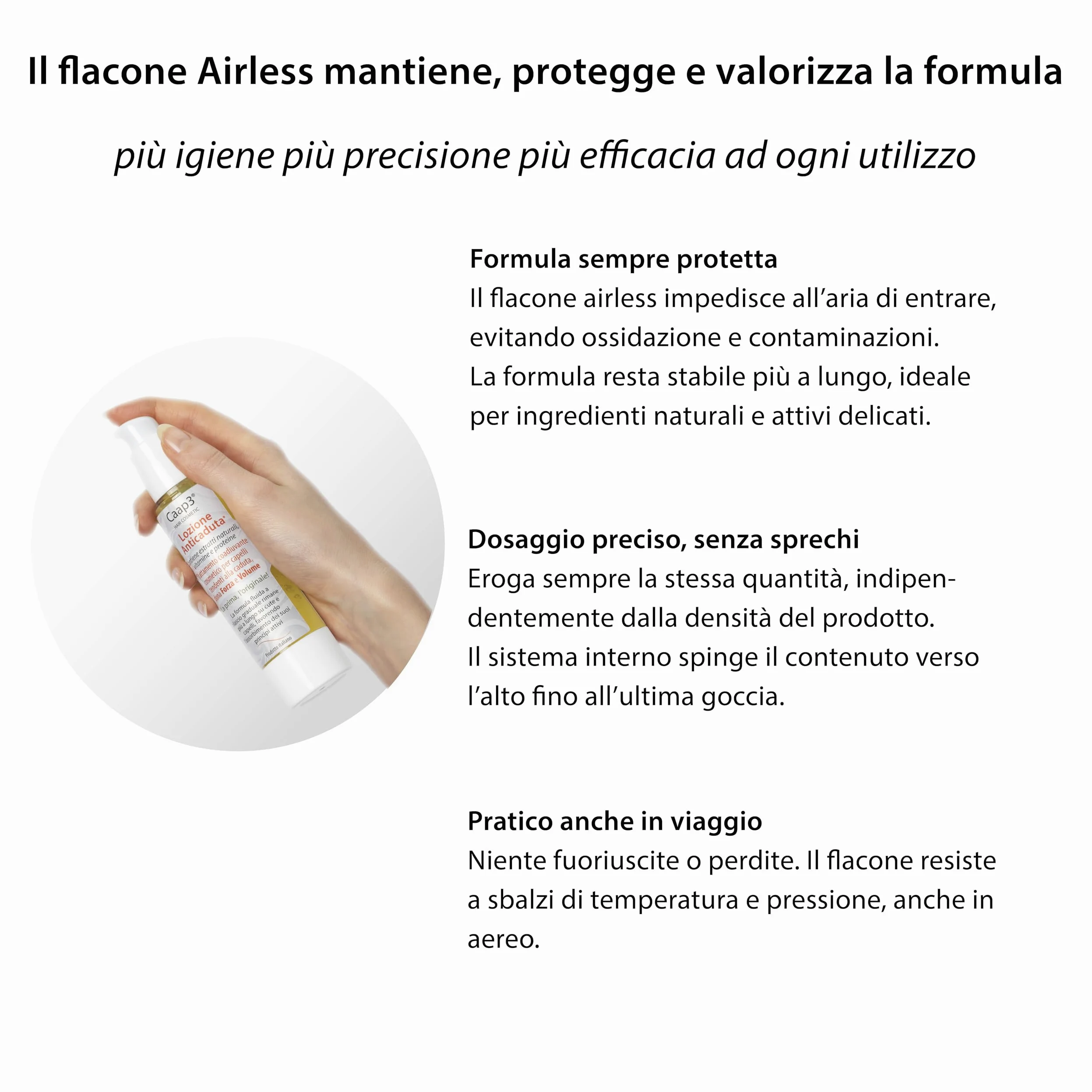 Lozione e Shampoo Anticaduta, la linea completa per cute e capelli. In OMAGGIO lo Shampoo Tutti i Giorni, pensato per accompagnare la normale routine di lavaggio nei diversi momenti dell'anno