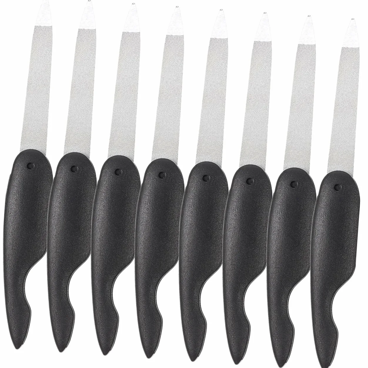 WOONEKY 32 Pz Lima Per Unghie Pieghevole Lime Per Unghie e Tamponi Unghia Piccole Lime Per Unghie Strumento Per Modellare Le Unghie Strisce Per Unghie Forniture Per Unghie Black Abs