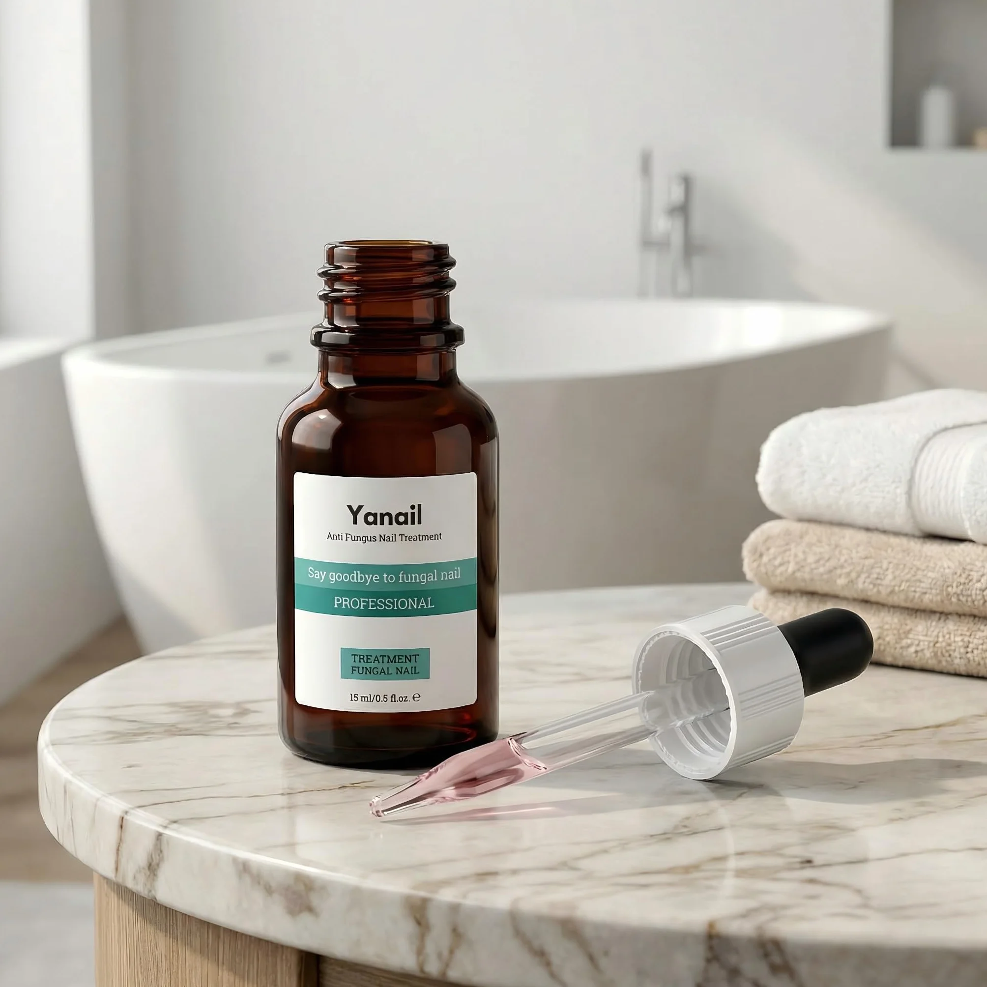 Micosi Unghie Piede - Yanail Trattamento Antimicotico Liquido per Onicomicosi e Funghi delle Unghie dei Piedi | Formula Naturale Rafforzante | Azione Rafforzante e Protettiva | 15ml