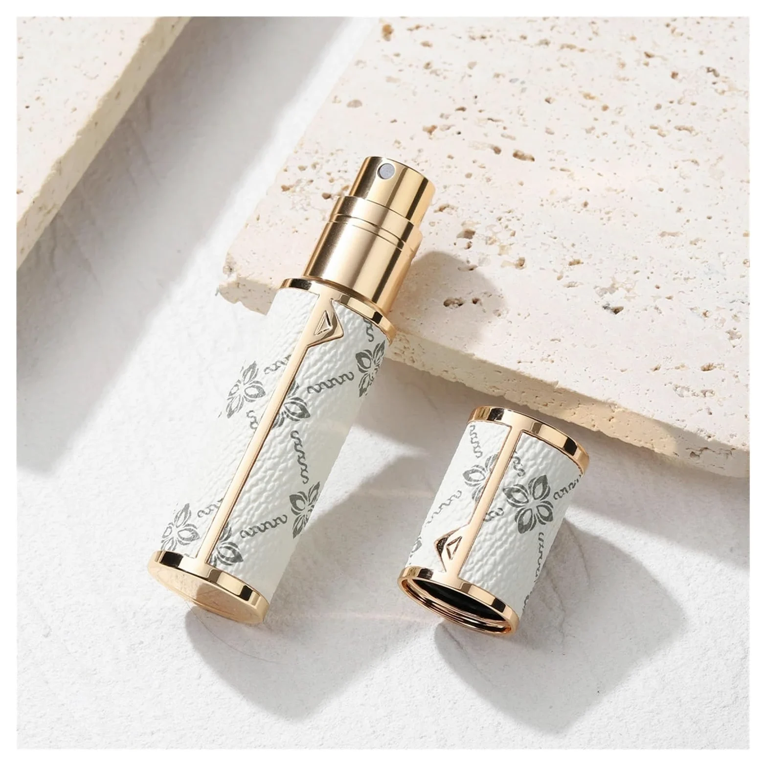 Flacone di profumo in pelle Mini flacone atomizzatore for profumo in pelle PU da 5 ml