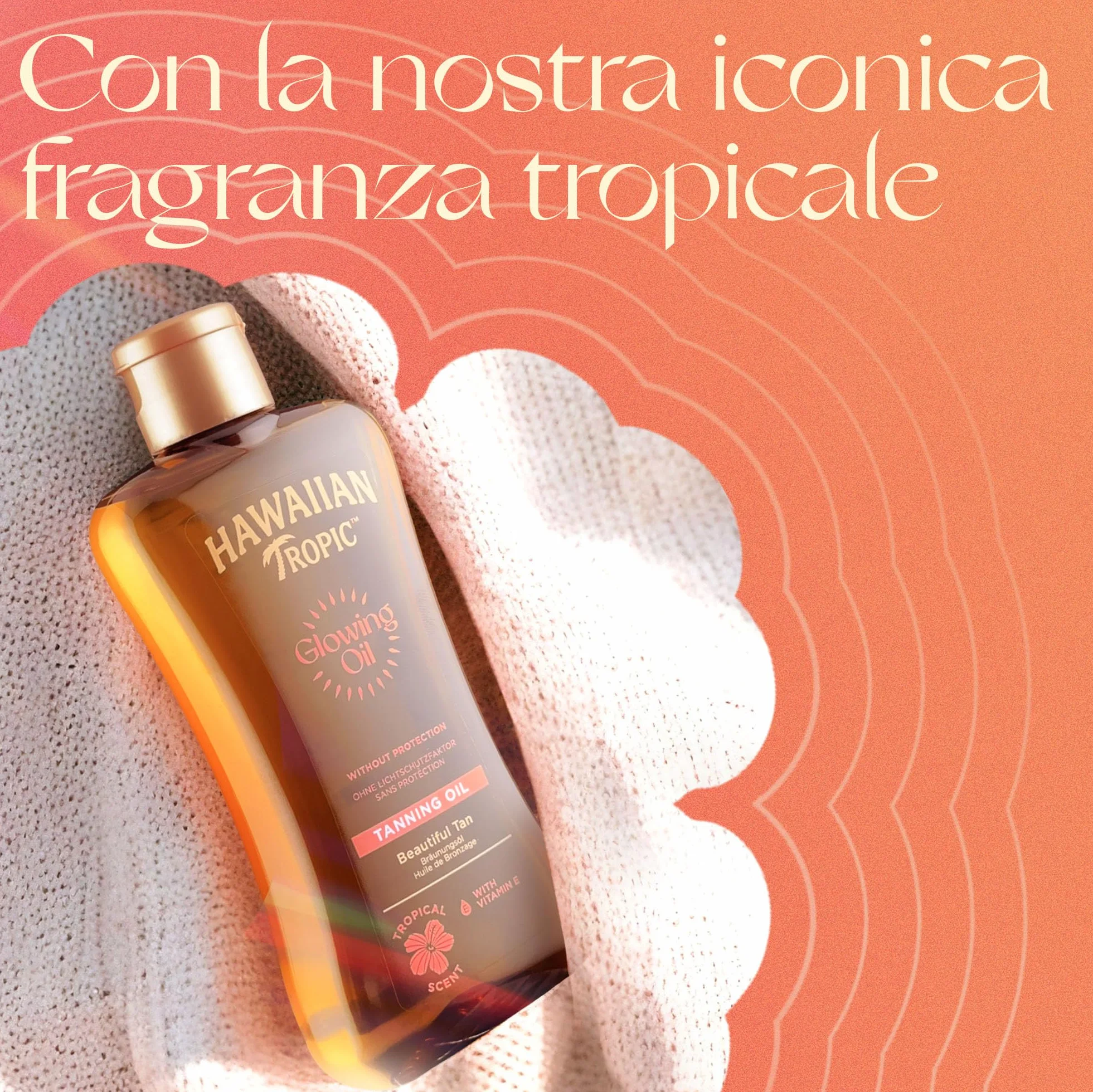 Hawaiian Tropic Glowing Tanning Oil 200ml