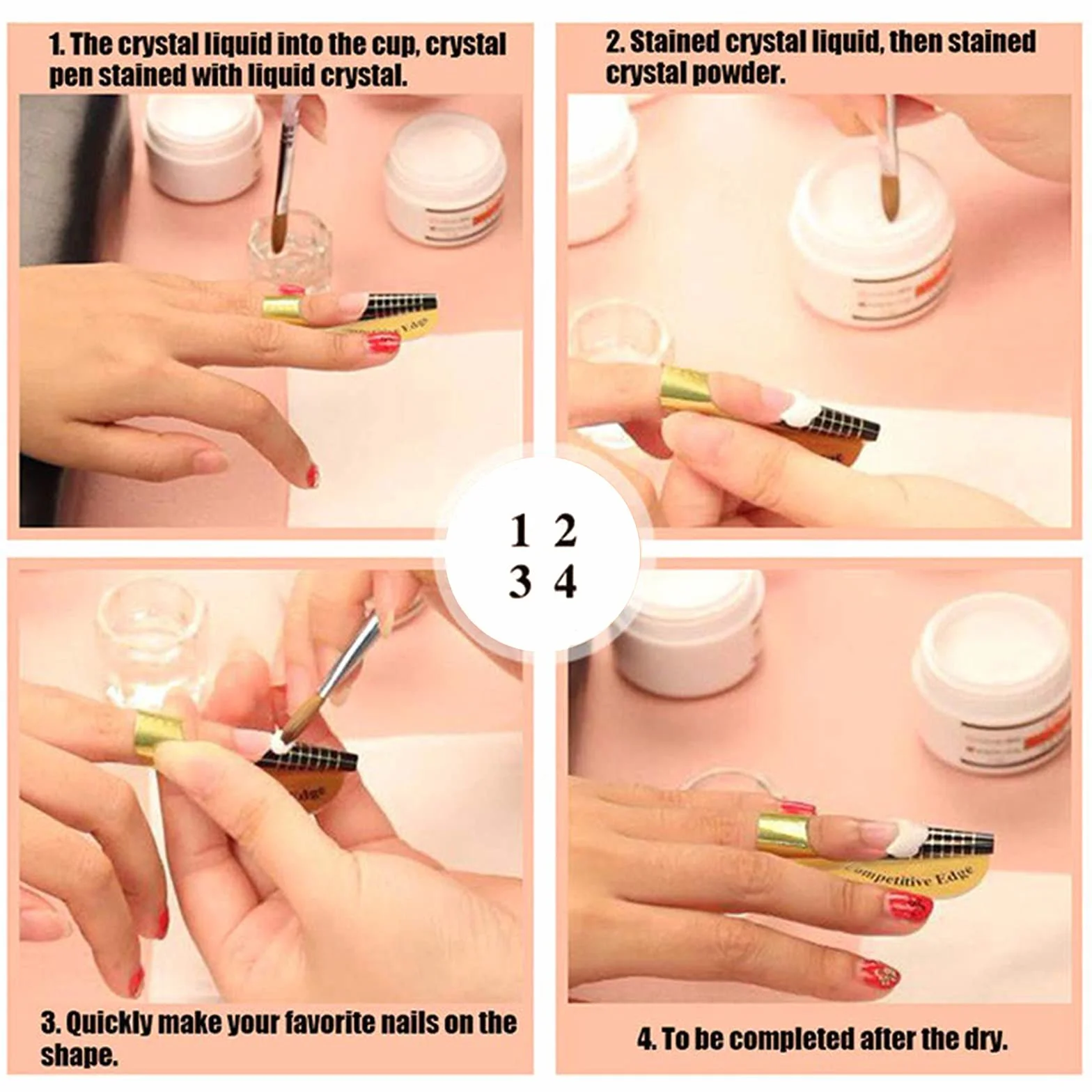 120 Pezzi Rotolo Cartine Oro Extension model Cartine Allungamento per Unghie Ricostruzione Fai da te Allungamento Unghie professional UV gel nail