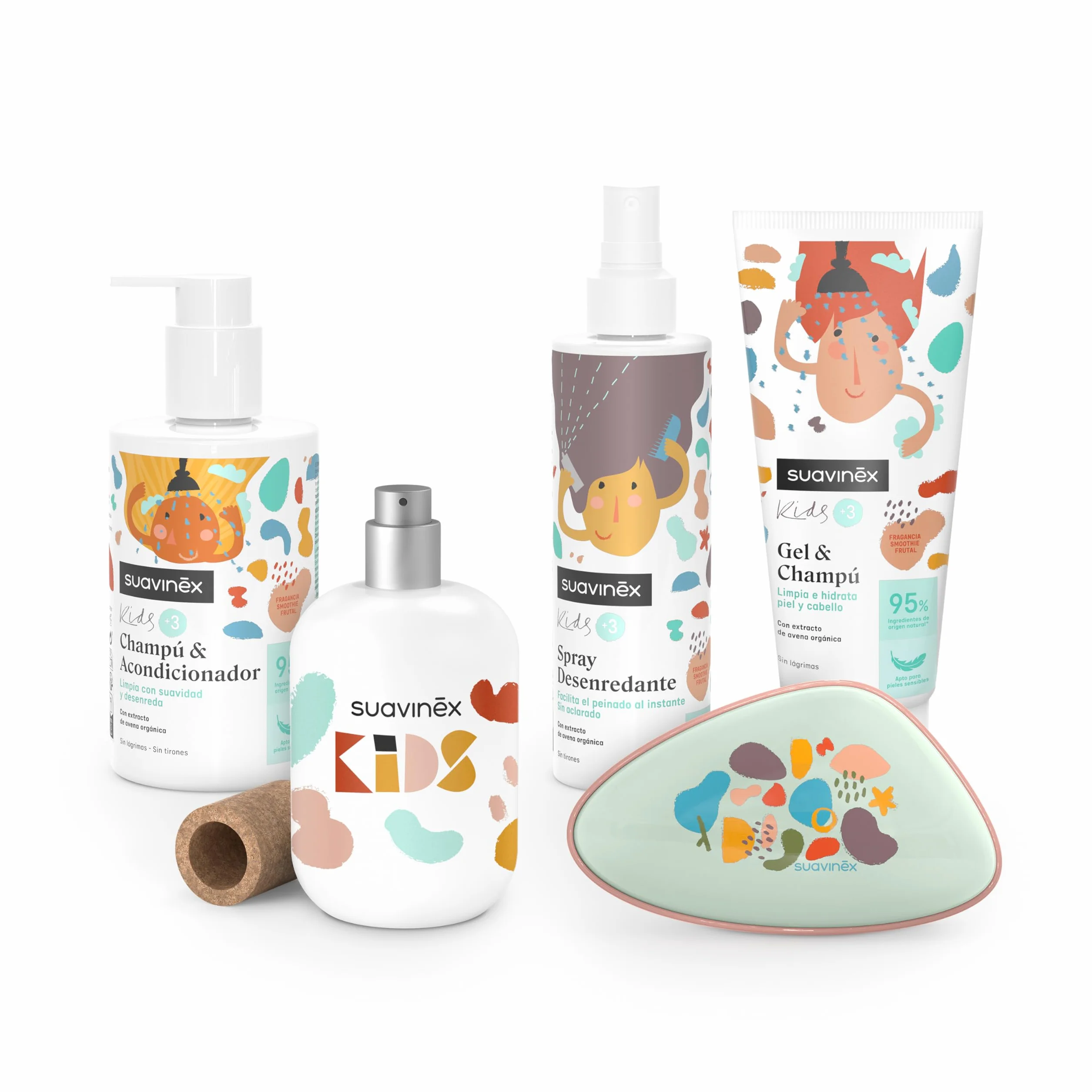Suavinex Kids Acqua di Colonia per Bambini 100 ml Spray Fruttato Dermatologicamente Testata 3-10 Anni