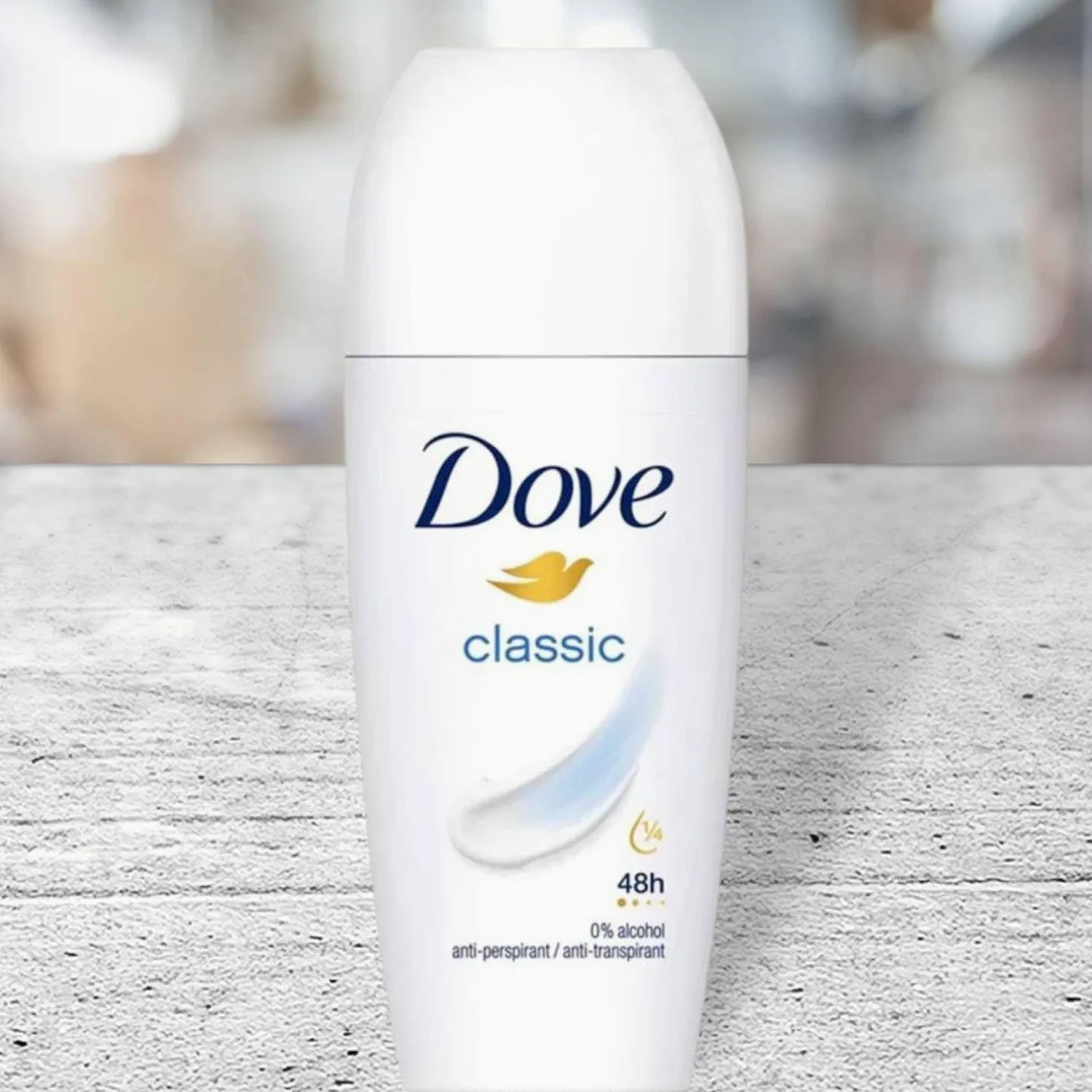 Dove Deodorante Roll On Classic Antitraspirante Unisex 48H 50 Ml (12)