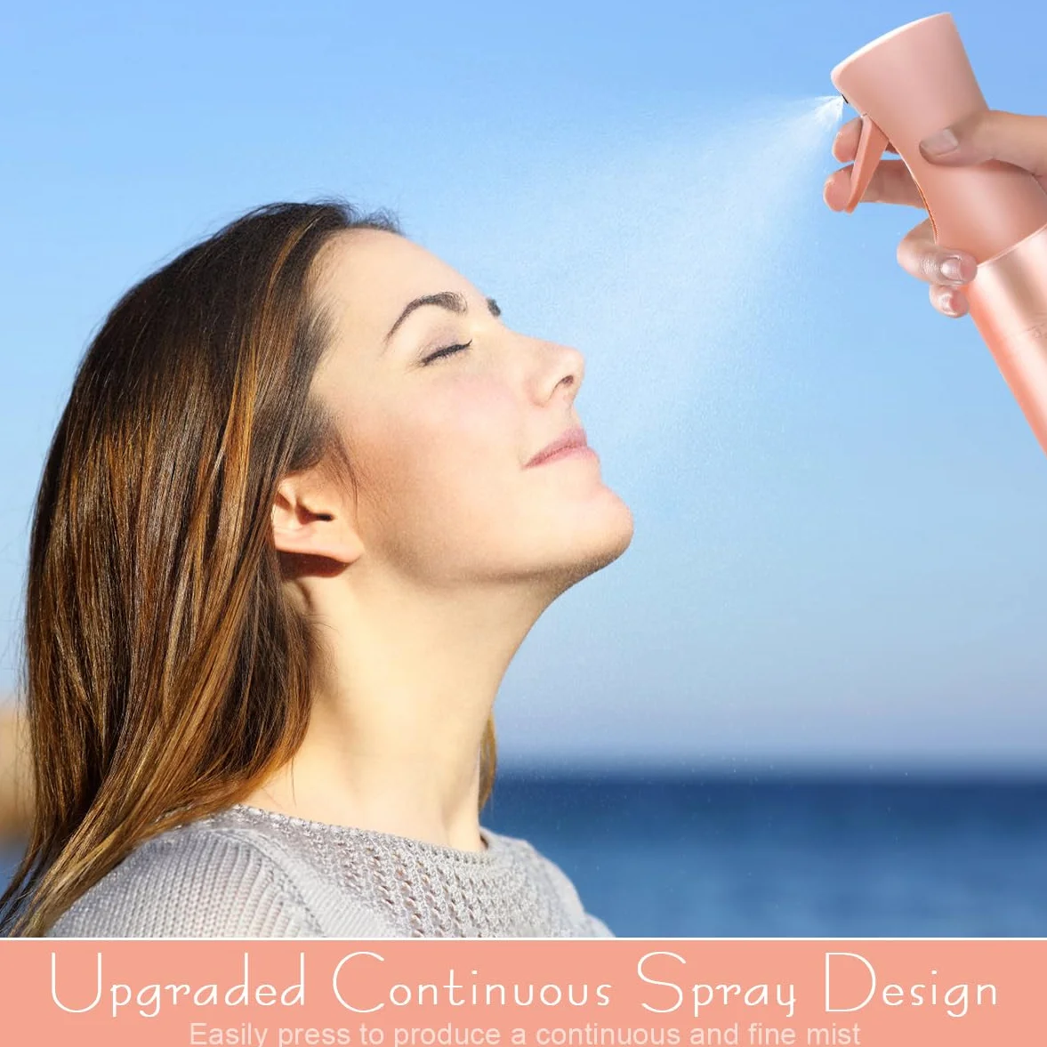 Bottiglia Spray a Nebbia Fine Ultra-Fine per Capelli Cura Pelle Piante Toelettatura Animali Pulizia Disinfezione