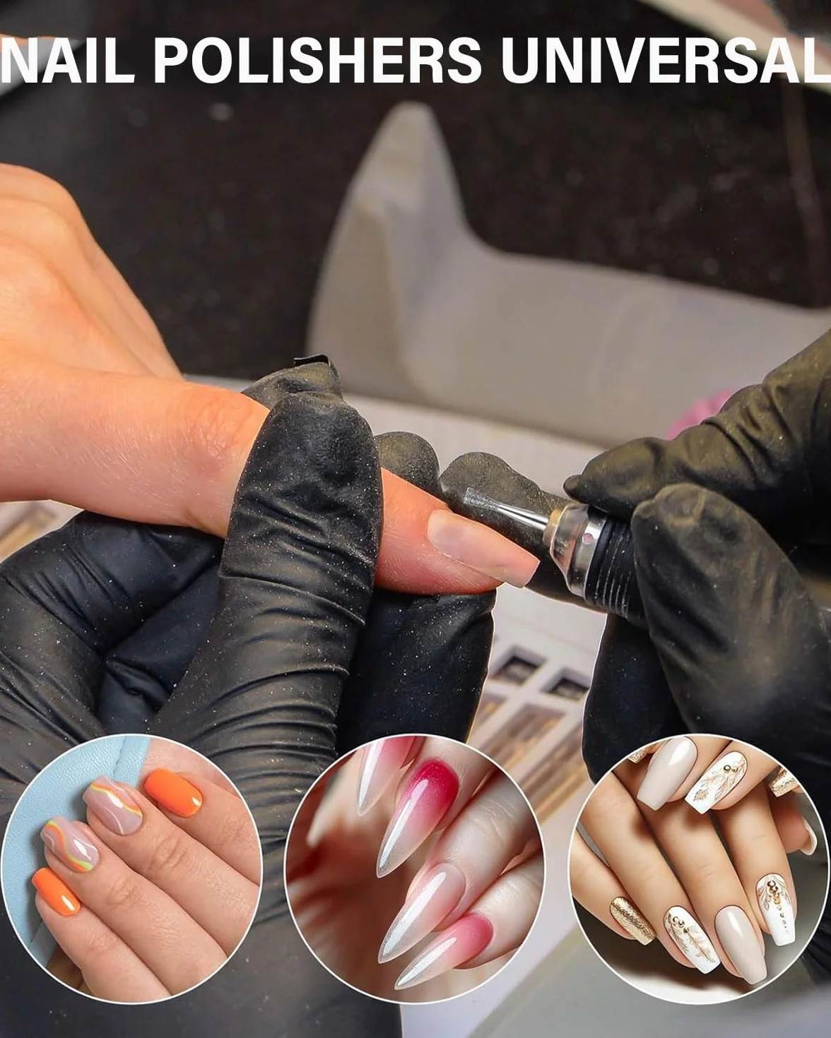 Fresa Unghie 10 Pezzi Punta da Trapano per Manicure Elettrica Professionale