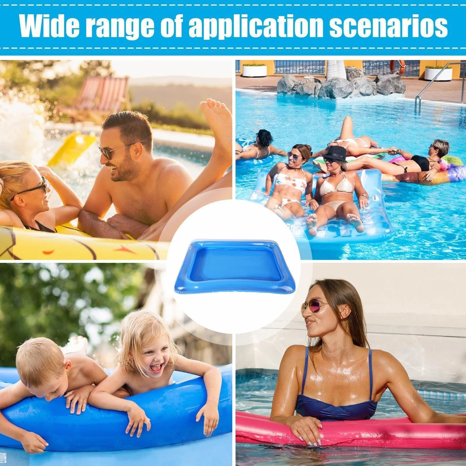 Bacinella pediluvio a piscina,Vasca Gonfiabile Risciacquo Piedi | Vaschetta Lavapiedi da Piscina | Per Bambini, Adulti, Viaggi, Spiaggia, Campeggio, Vacanza, Cortile, Patio, Hotel, Casa, Cabina, Acqua