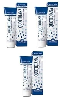 NATURANDO - QUOTIDIANA ANTIODORANTE CREMA 3 CONFEZIONI DA 75 ML deodorante, rinfrescante, lenitiva e antiodore - [KIT CON SAPONETTA NATURALE QUIZEN IN OMAGGIO]