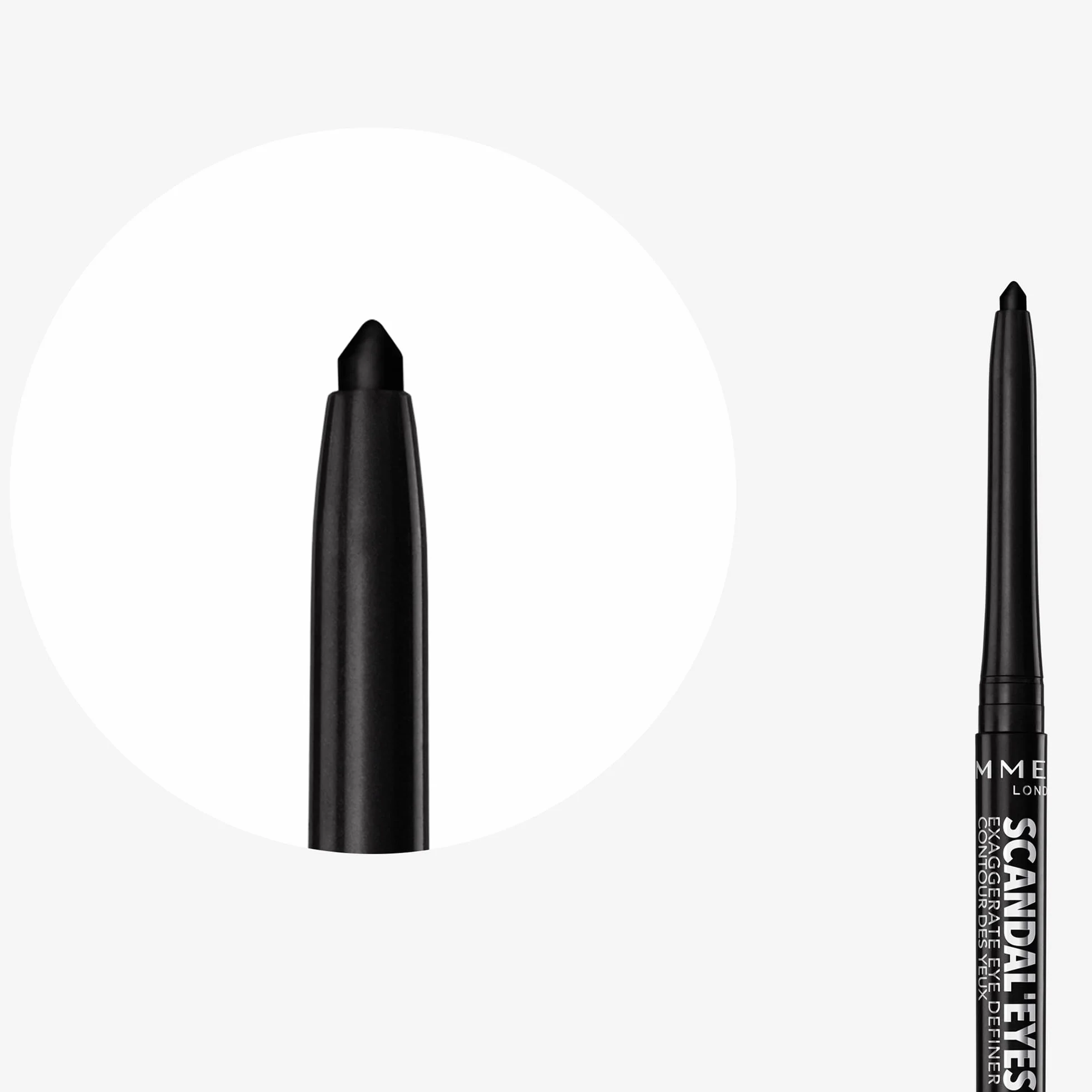 Rimmel London ScandalEyes Exaggerate Eye Definer Matita Occhi Waterproof 001 Intense Black 0.35g