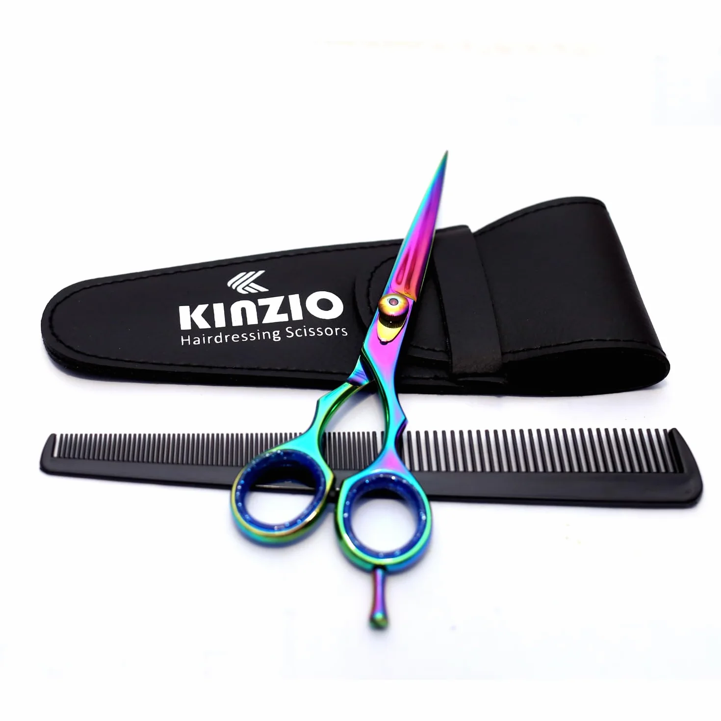 Forbici da parrucchiere KINZIO Forbici affilate di alta qualità in acciaio inossidabile per taglio dei capelli Ideali per parrucchieri Barbieri Uomini e donne (6.5")
