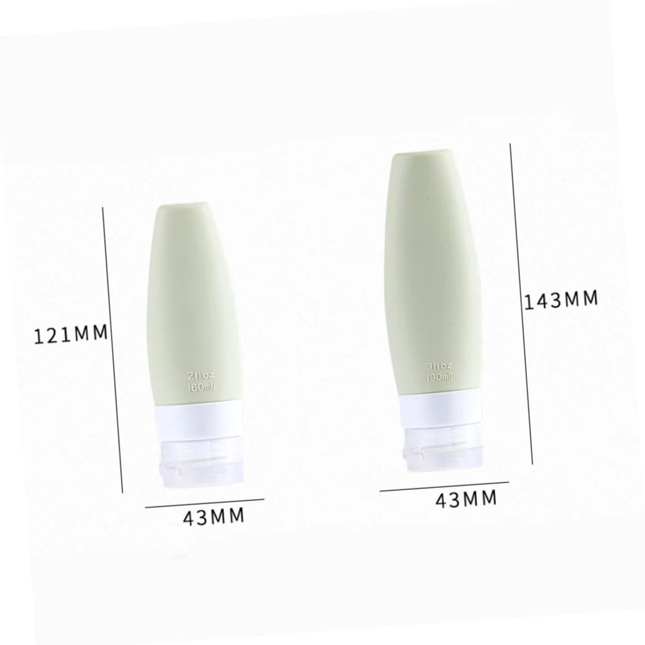 DOITOOL 9pezzi Bottiglie Di Silicone Ricaricabili Da Contenitori Portatili Per Lozione e Shampoo Per Viaggi e Attività All Aperto Include Borsa Pvc