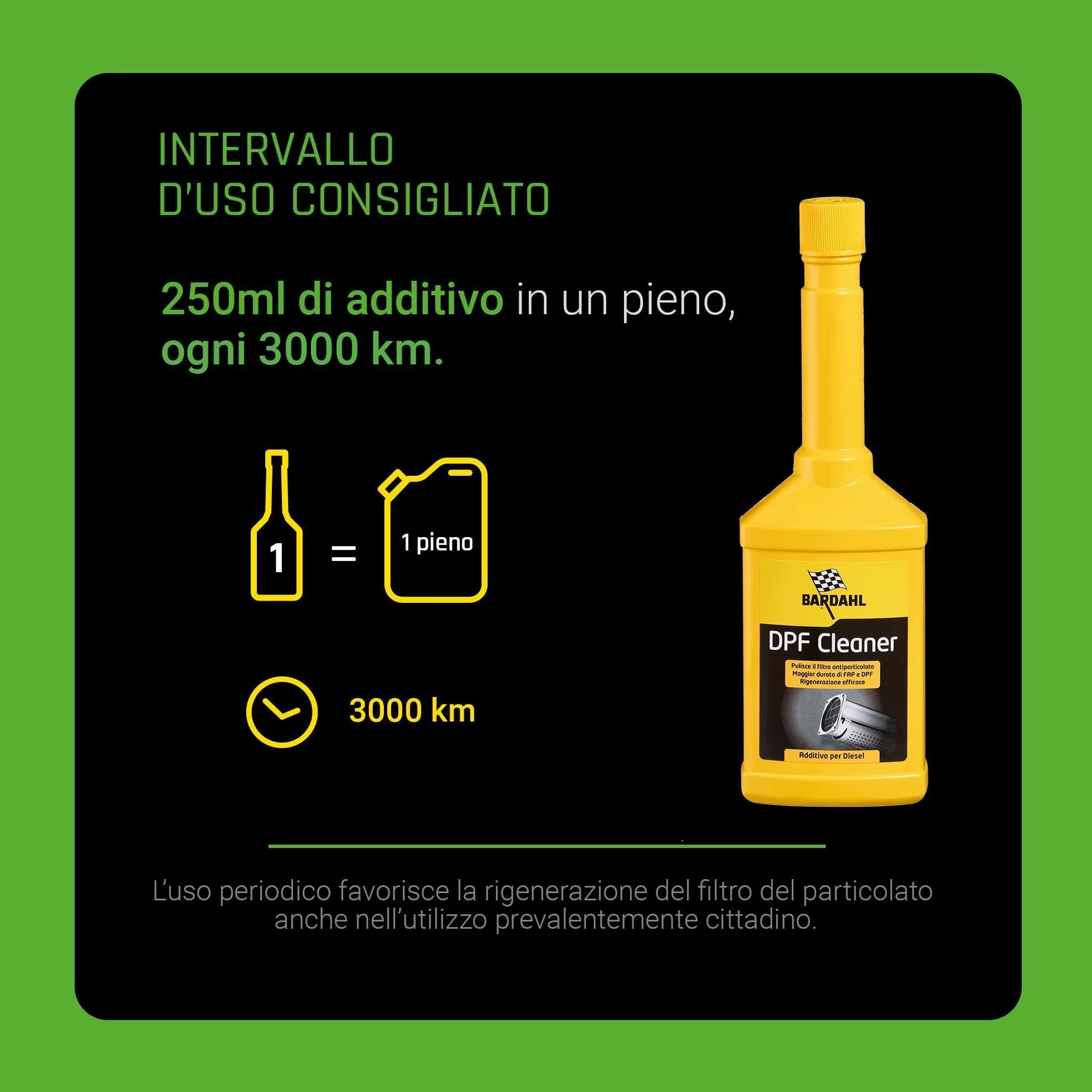 Bardahl DPF Cleaner Additivo per Gasolio 250 ml