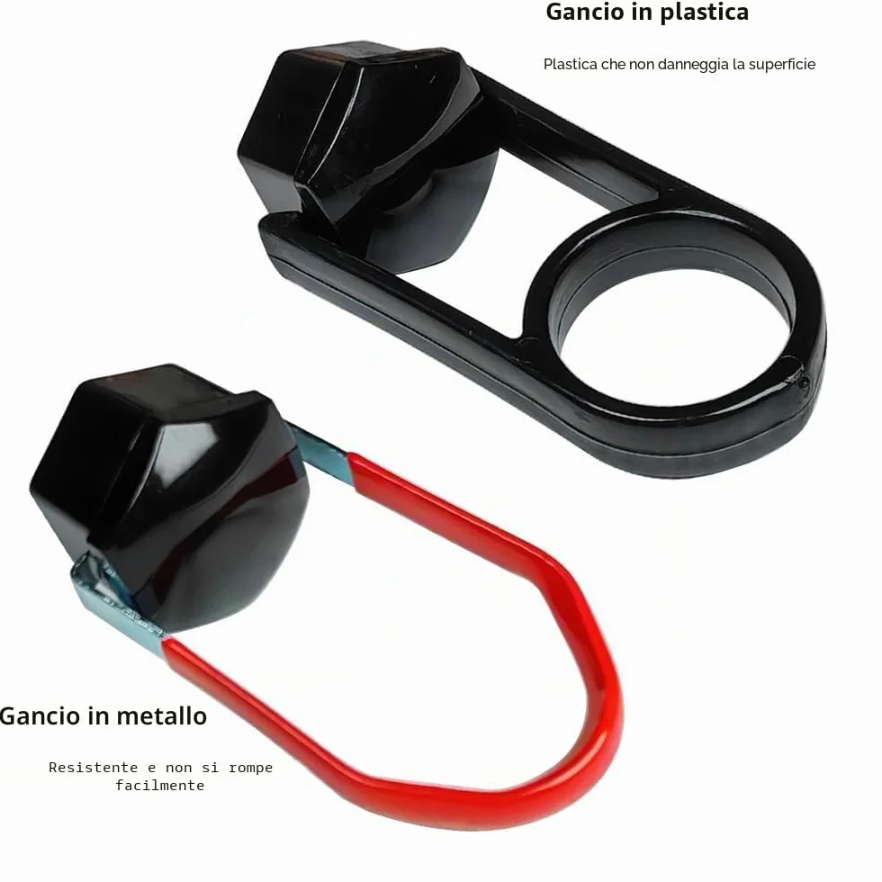 Gebildet 24 Pezzi Copridadi Ruota 17mm Copridadi Bullone Ruota, Copridadi Esagonali per Pneumatici con Set di Strumenti di Rimozione per Auto (Nero)