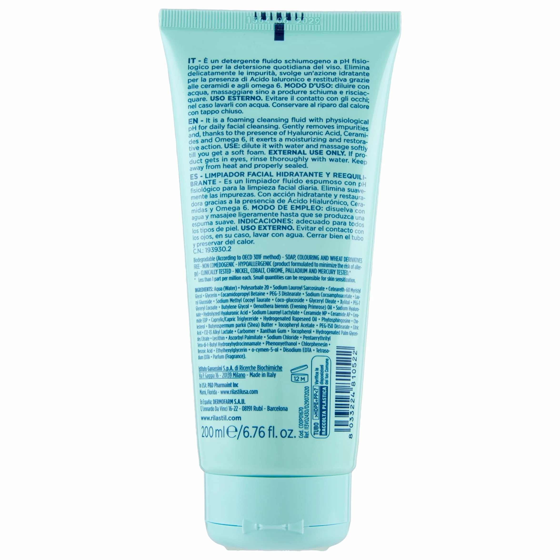 Rilastil Detergente Viso Aqua