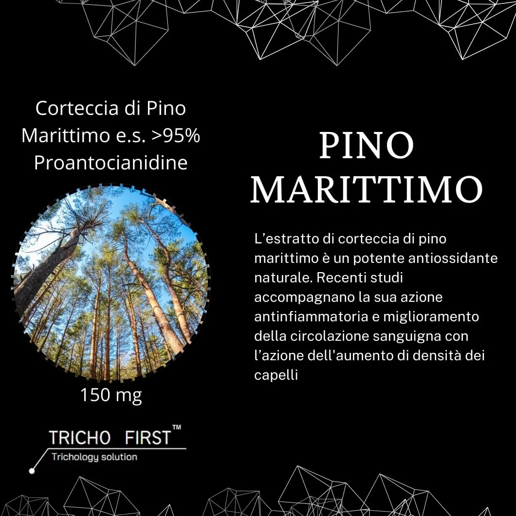 ANNURBULB - Integratore Capelli a base di MELA ANNURCA CAMPANA, PINO MARITTIMO, EQUISETO contro la Caduta dei Capelli- Formato da 90 CAPSULE - UOMO - DONNA