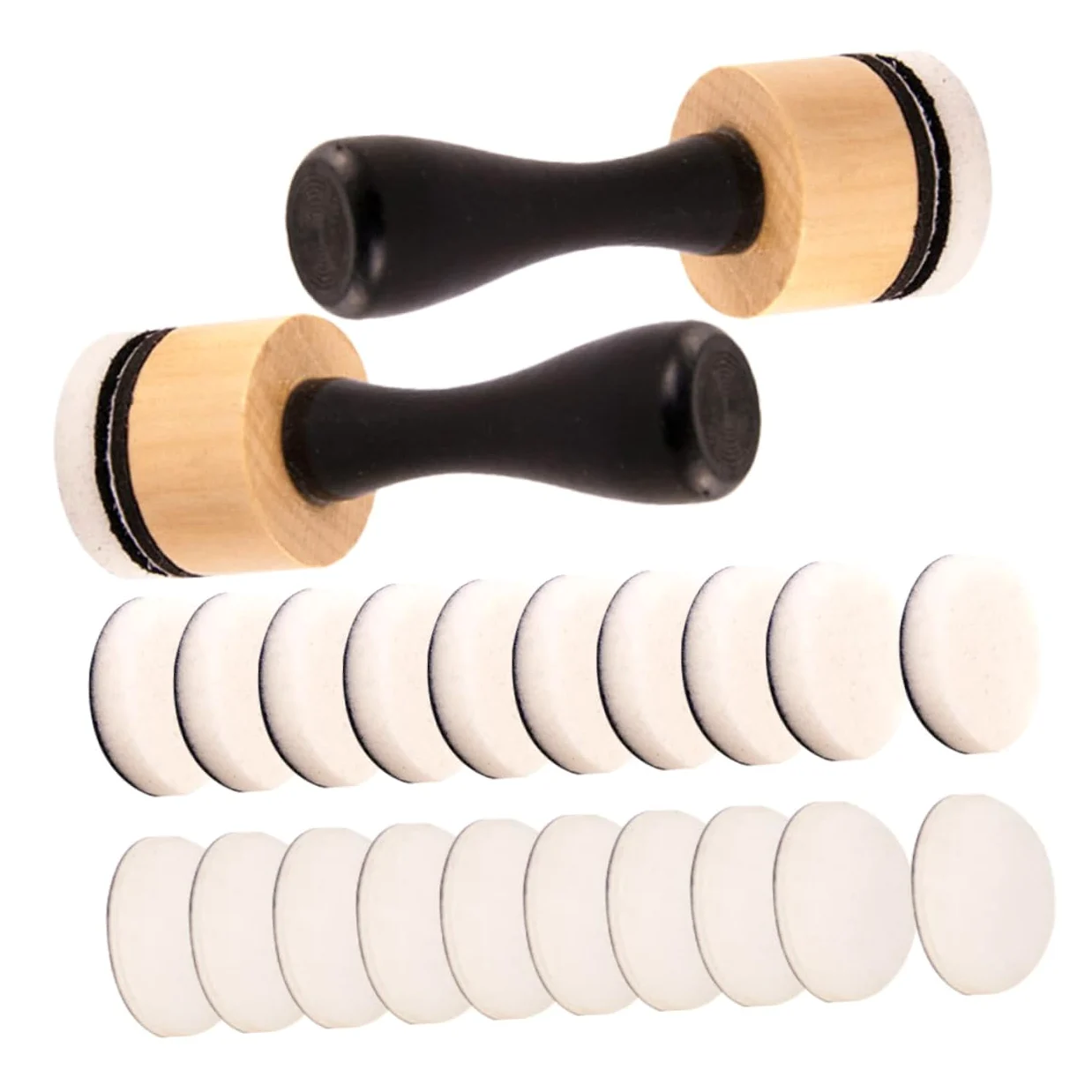 Operitacx 4 Set Di Pennelli In Spugna Timbri In Schiuma Per Pittura Spugne Per La Pulizia Spugne Per Il Trucco Rotonde Per Il Viso Per L'Artigianato Bastoncini Di