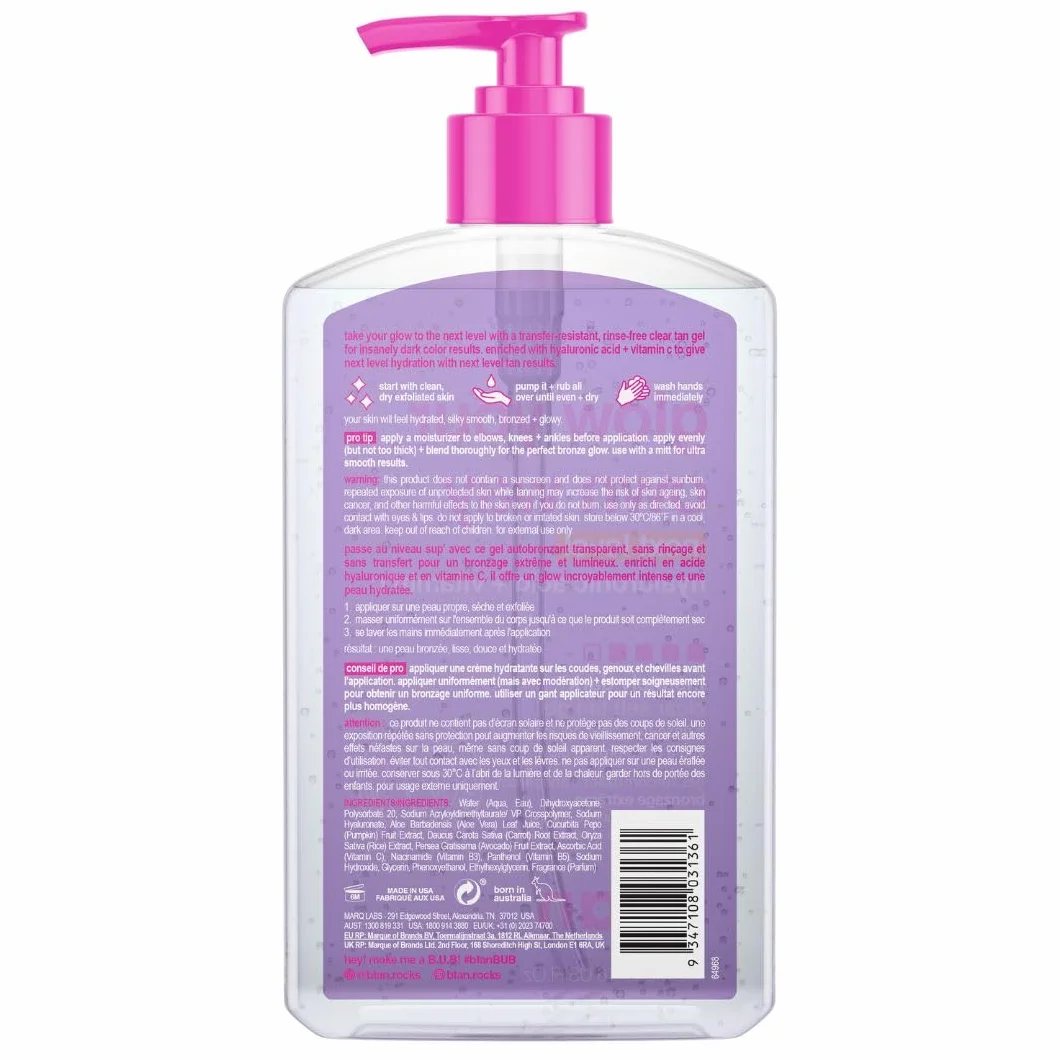 B.Tan Glow Your Own Way – Next Level Self Tan Gel for Women 16oz Gel
