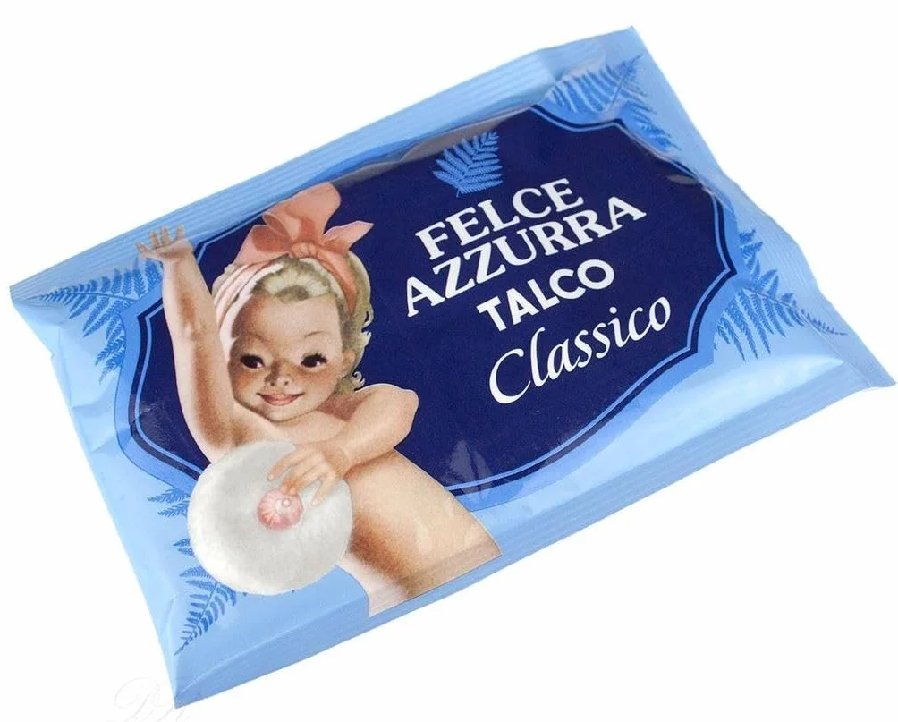Felce Azzurra Talco in Polvere Profumato Classico Busta 100gr Assorbente Rinfrescante Lenitivo