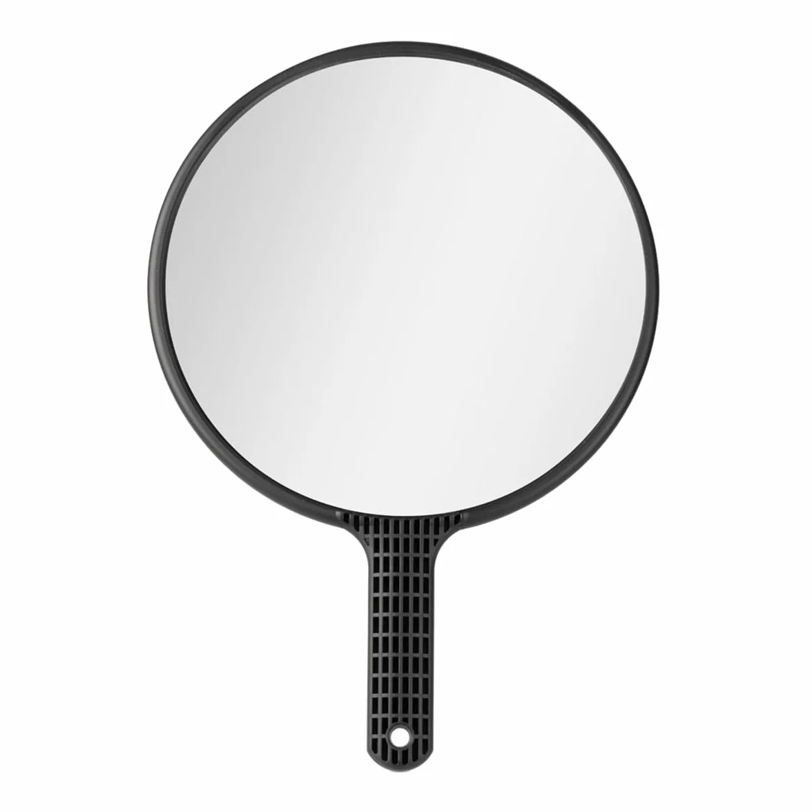 Specchio con Manico Rotondo Antiscivolo 24cm per Parrucchiere Barbiere Dentista Make Up Portatile