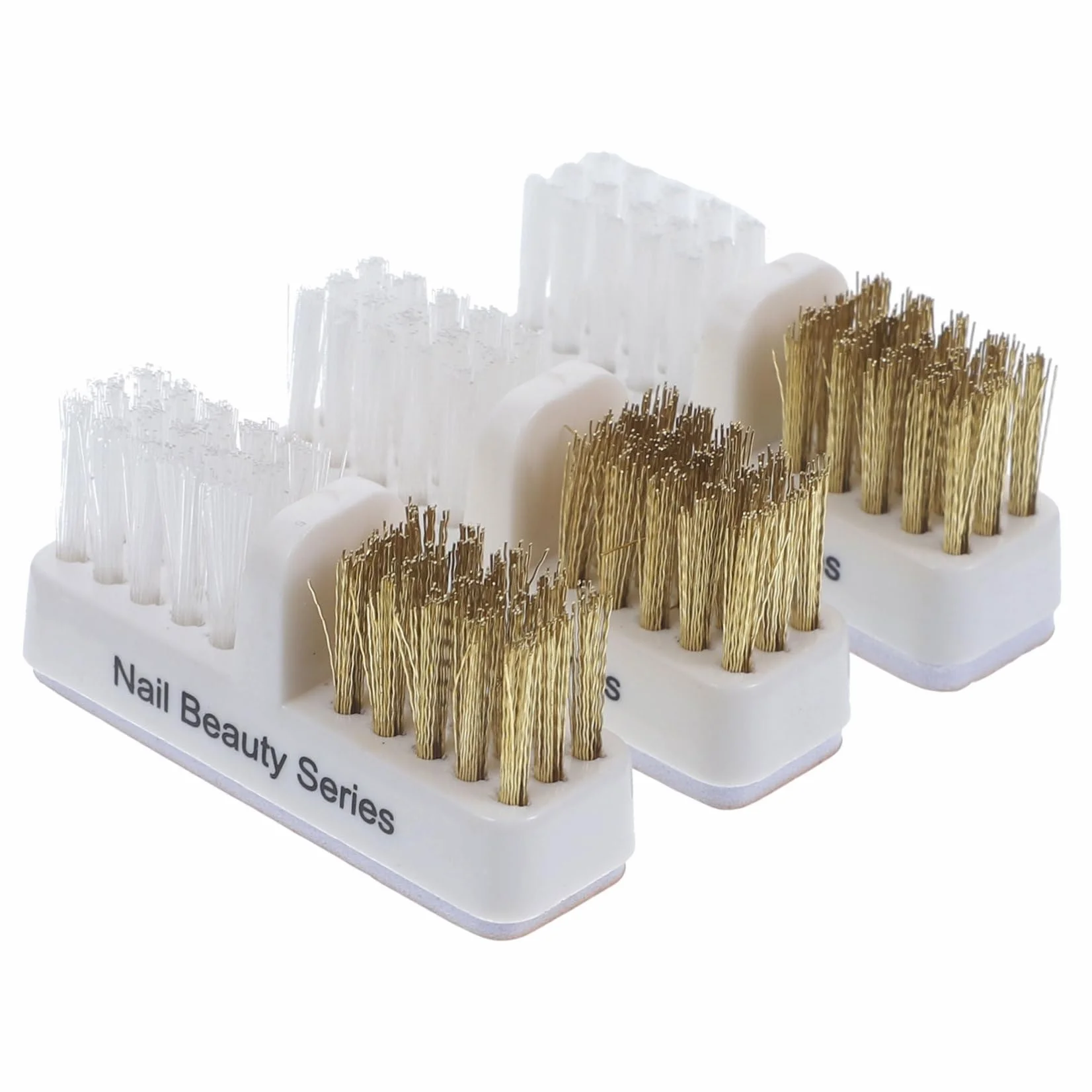 Healeved Spazzola Pulizia Unghie Rame Pennello Manicure Professionale 4.6x2.3x1.5 Pollici