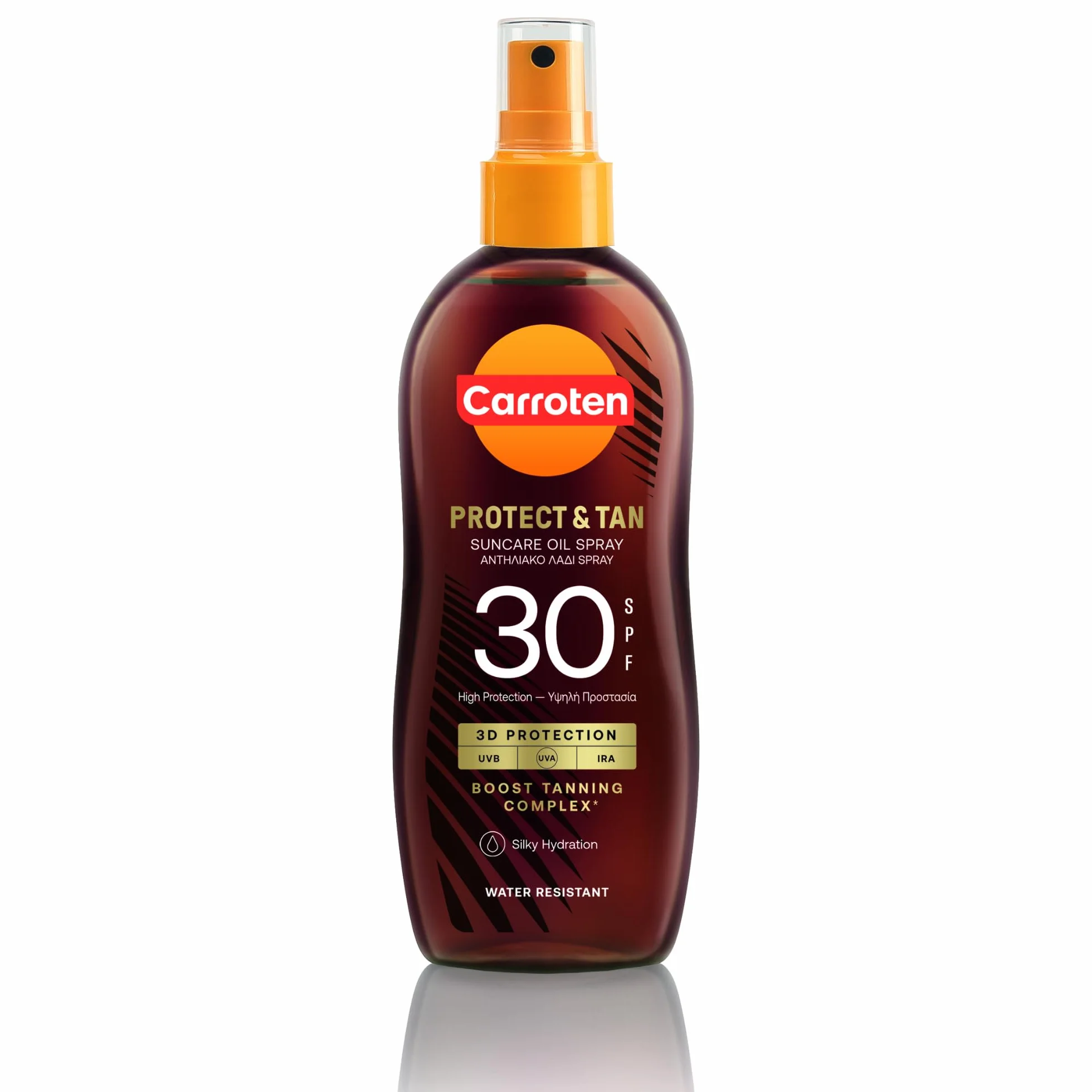 Carroten OmegaCare Tanning Oil SPF 30 150 ml Olio abbronzante spray con protezione solare
